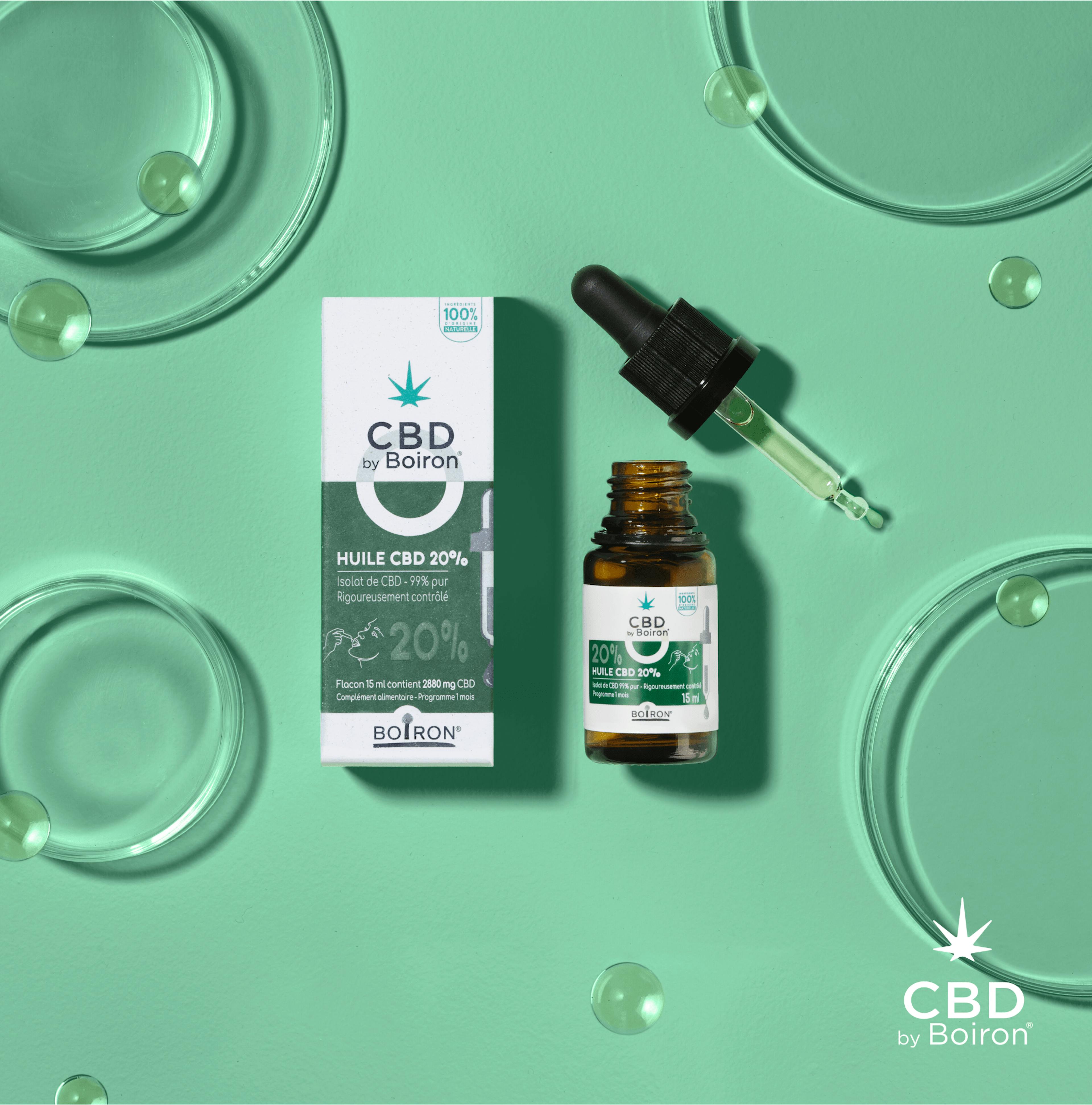 Huiles pures 20% CBD by Boiron