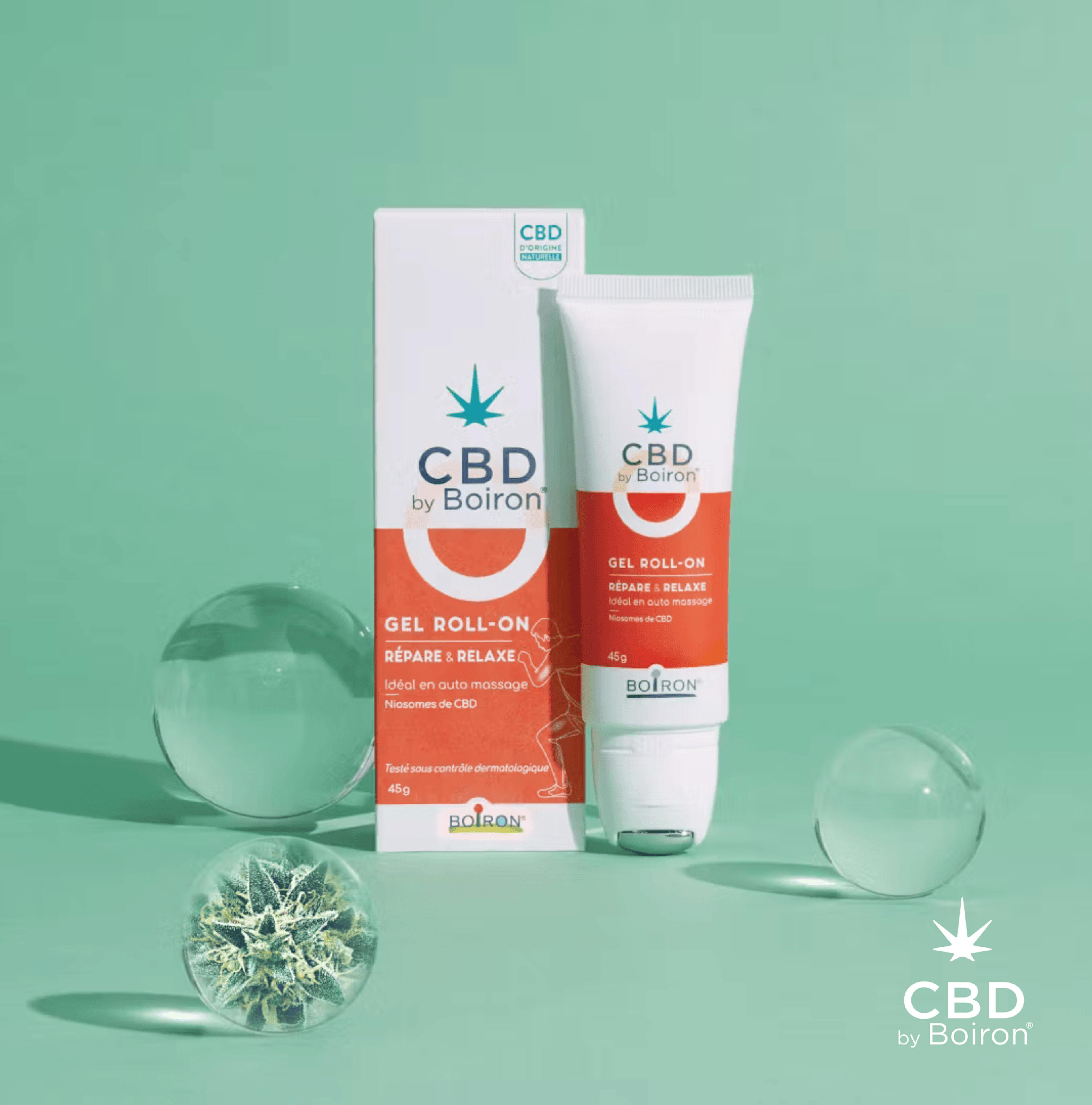 CBD By Boiron gel roll-on répare et relaxe