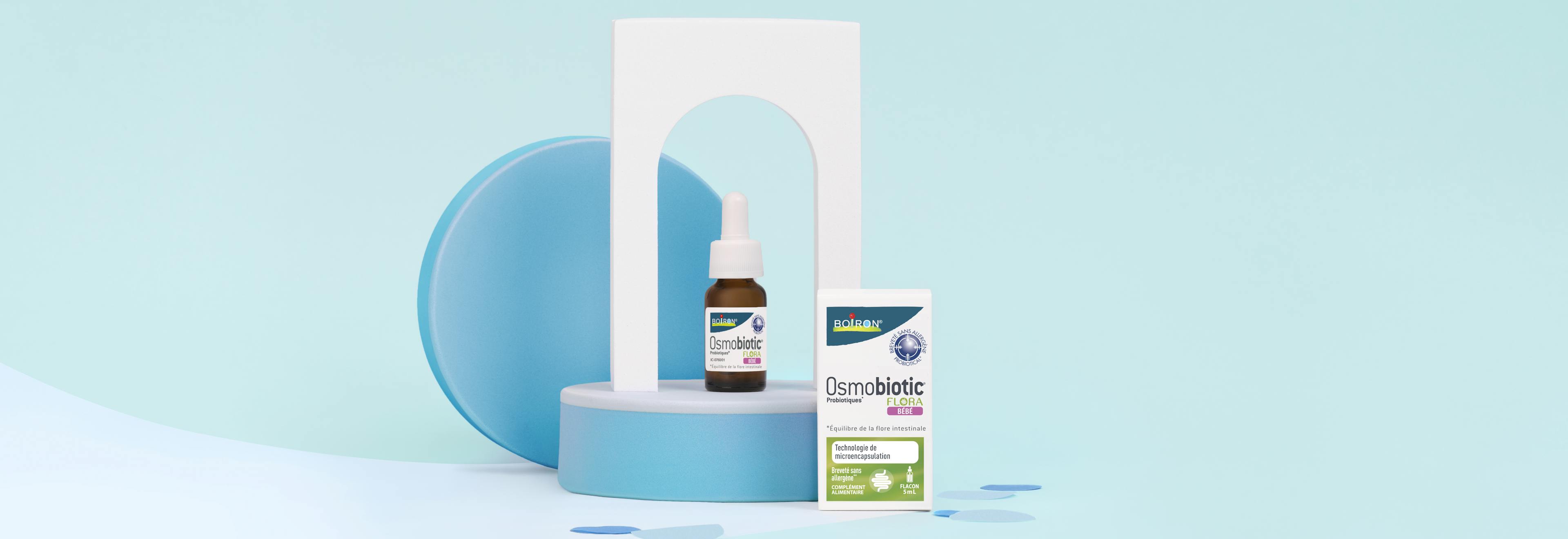 Bannière osmobiotic flora bébé
