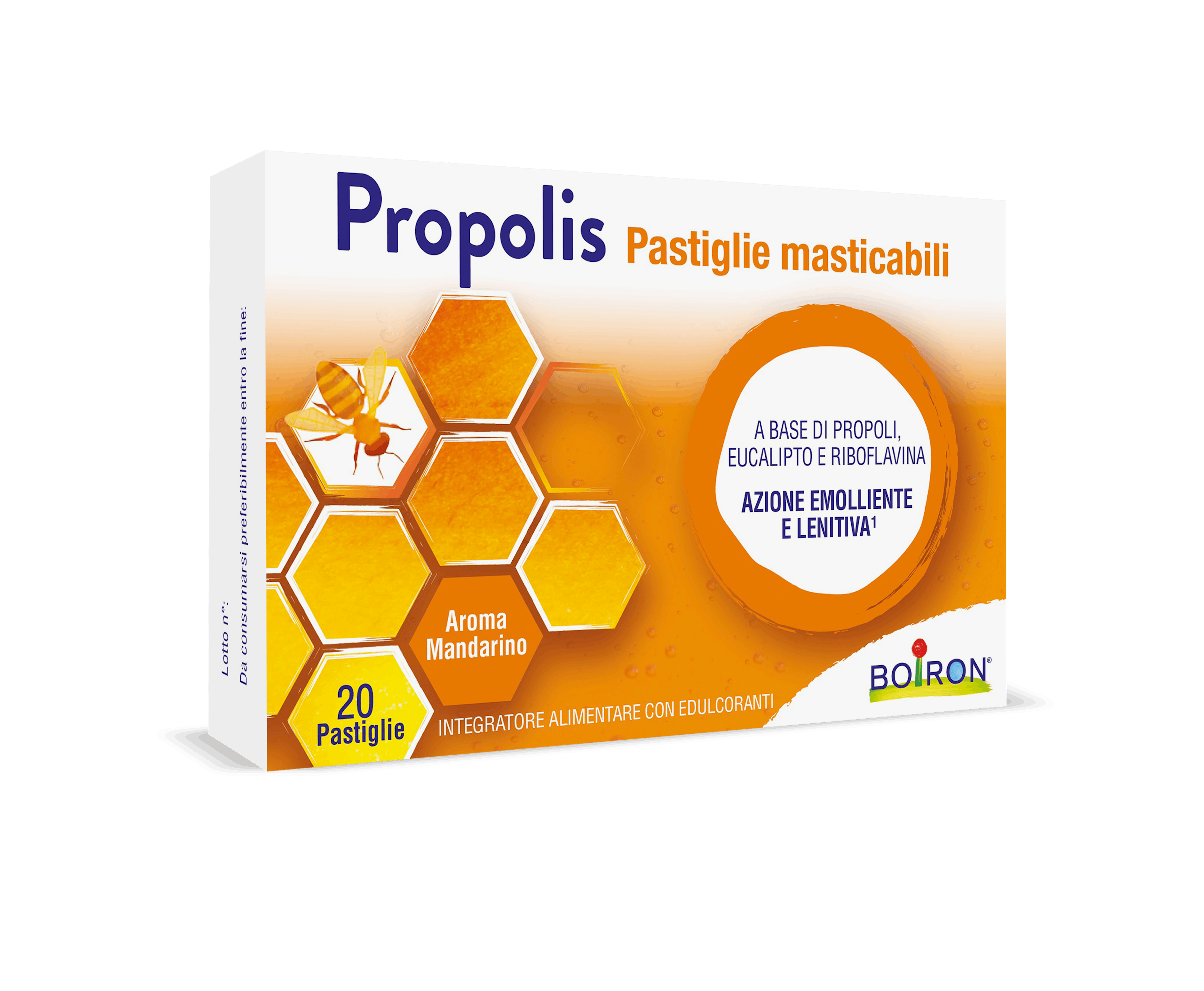 Propolis Pastiglie Masticabili Aroma Mandarino Scatola