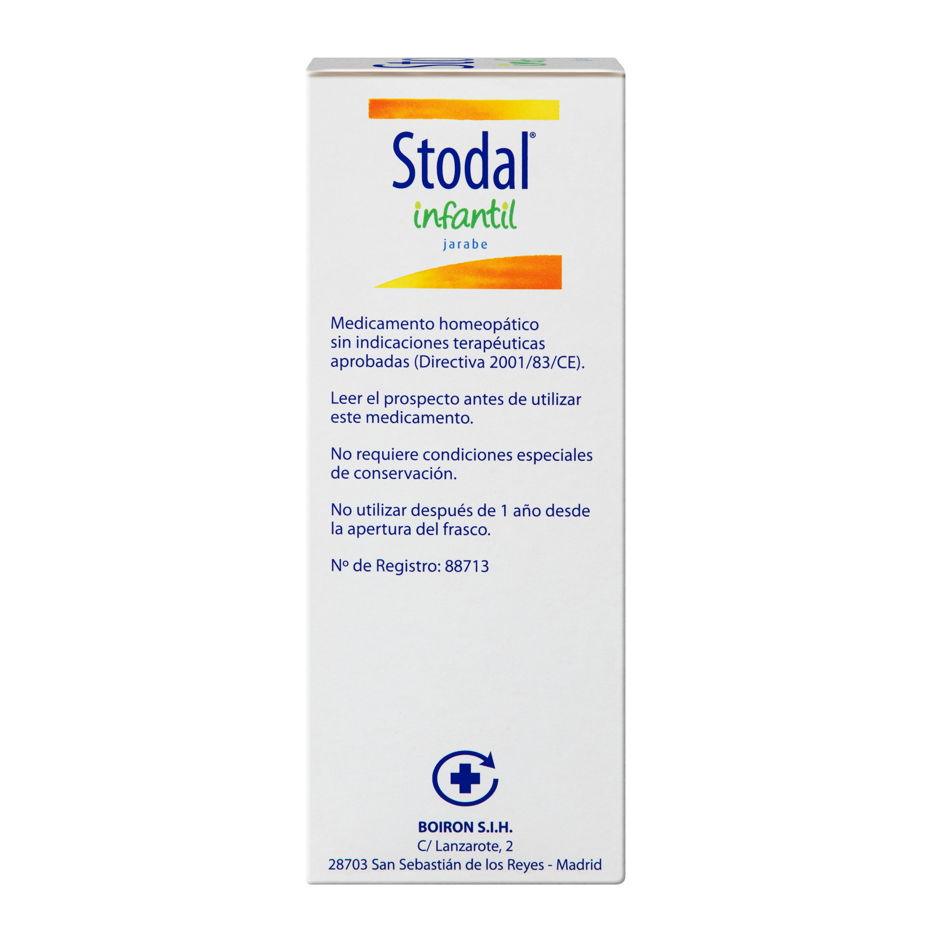 Trasera Stodal jarabe_Infantil_Boiron