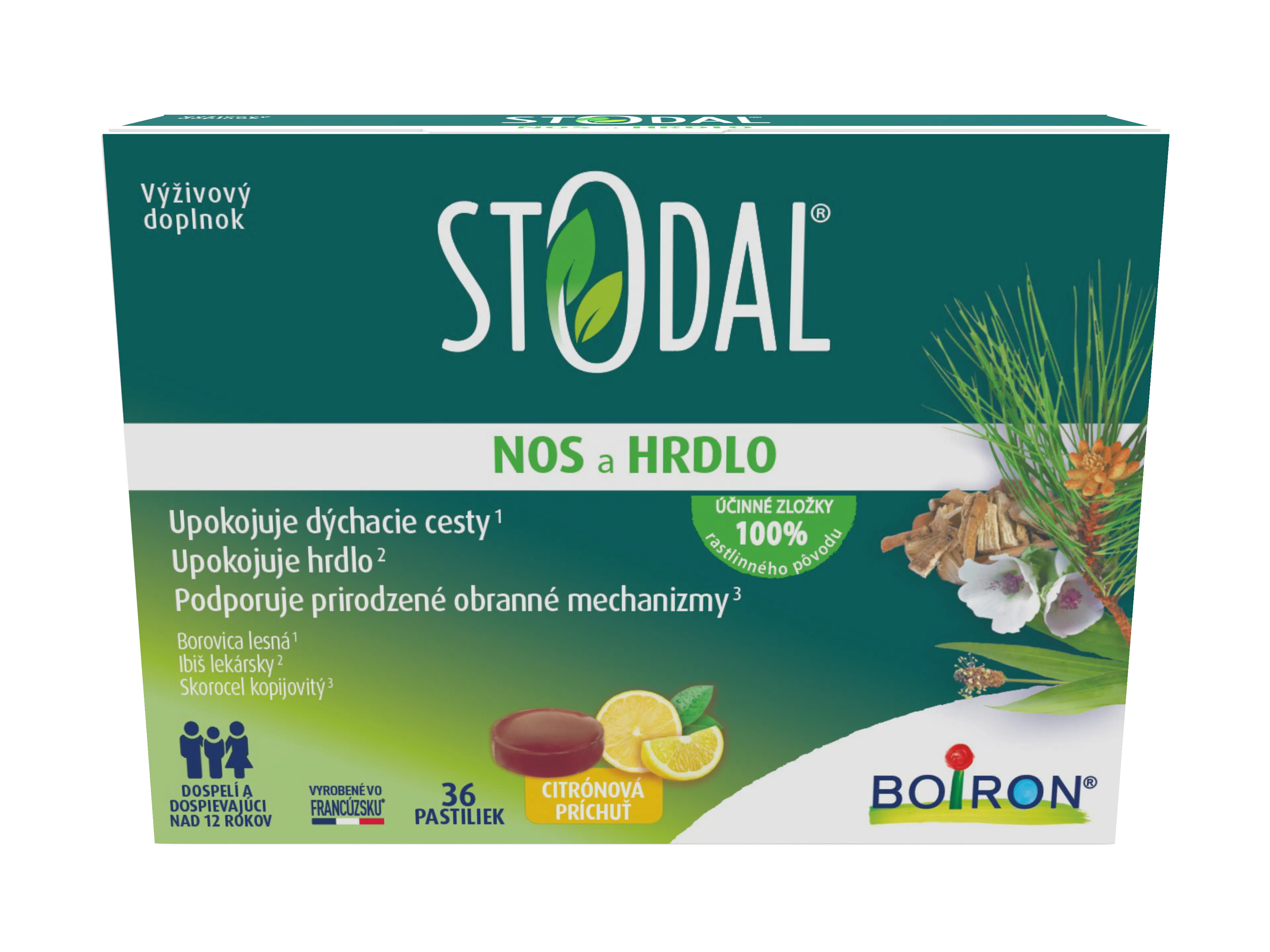 Stodal nos a hrdlo pastilky