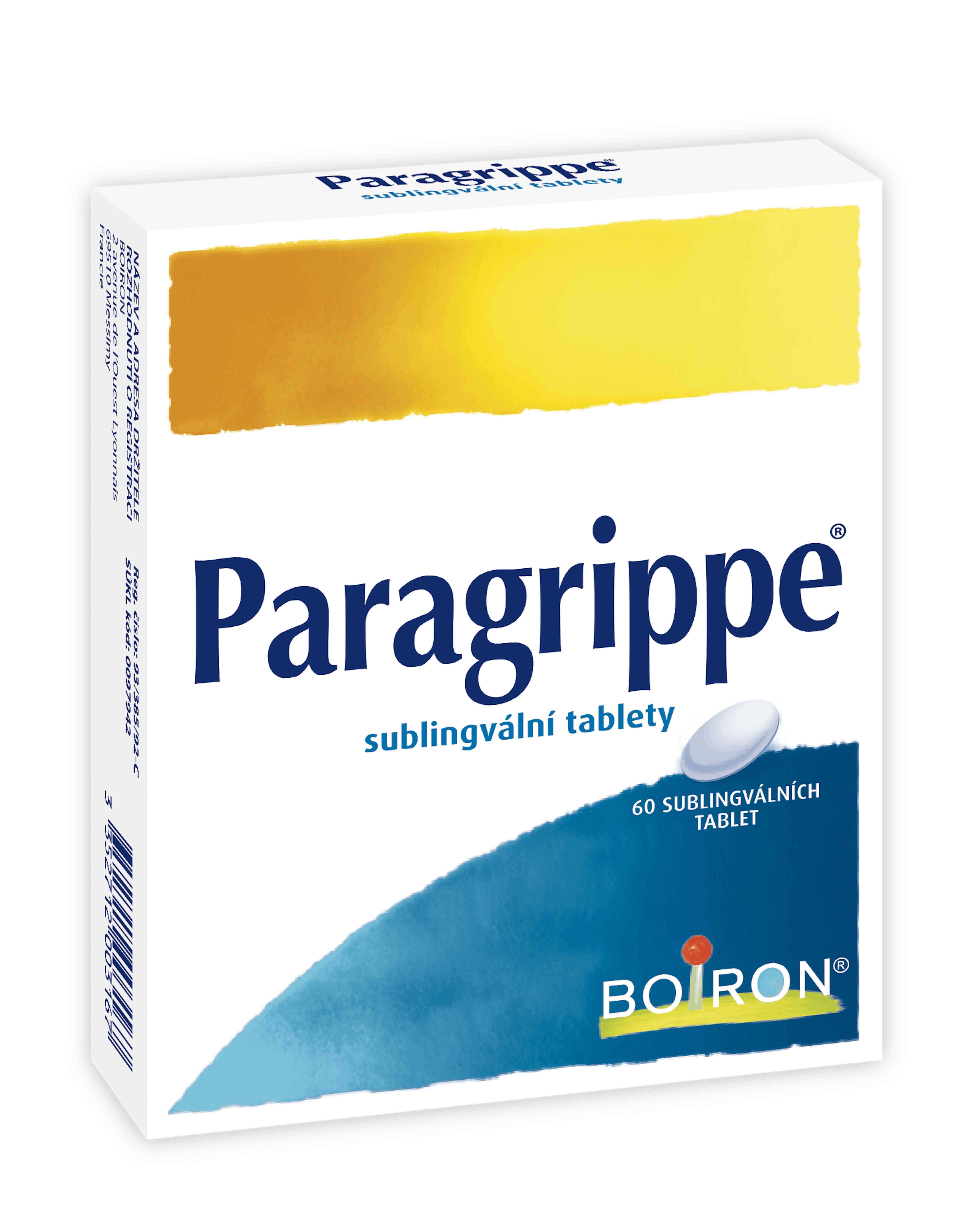 Paragrippe krabička bez pozadí