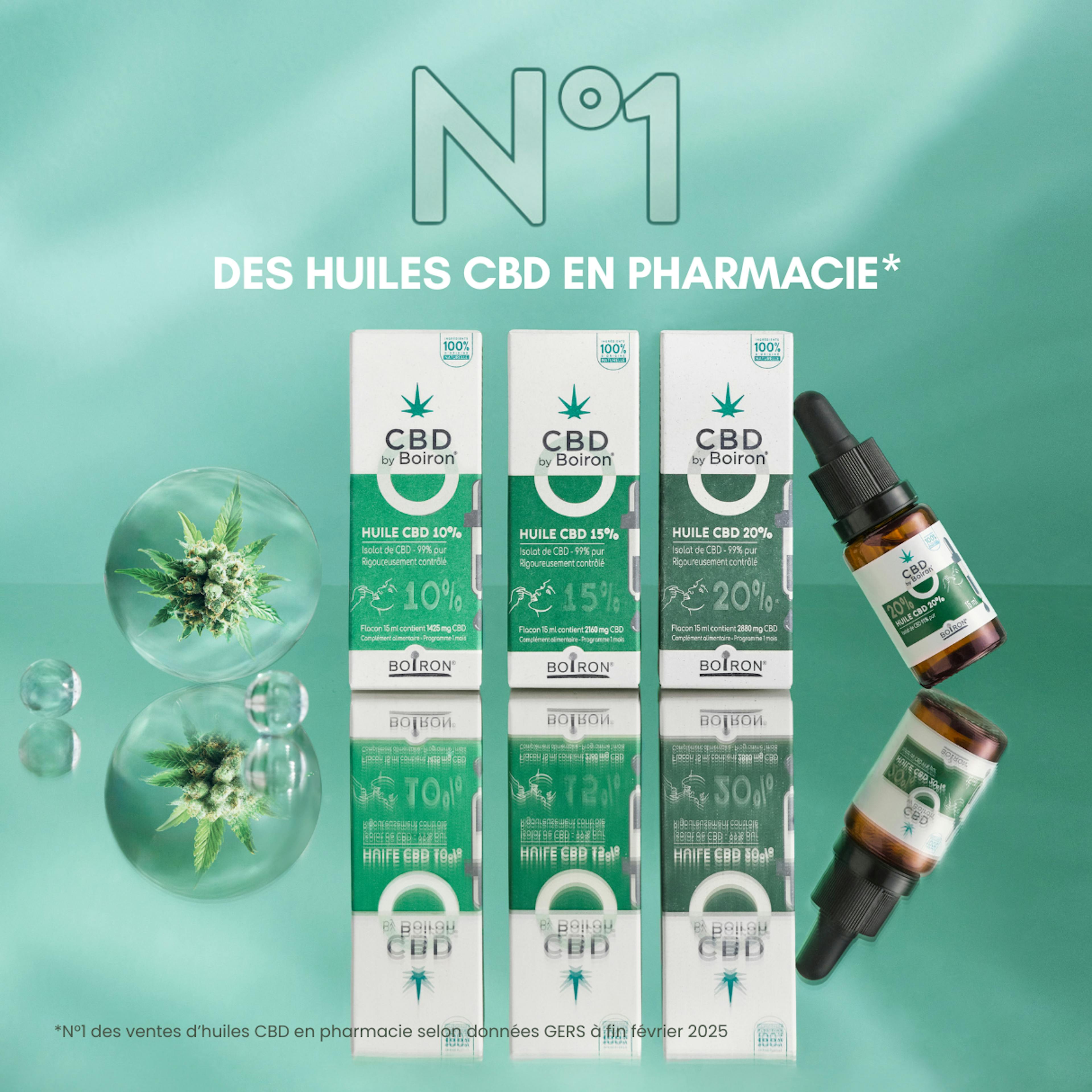 huiles cbd pures numéro 1 ventes en pharmacie