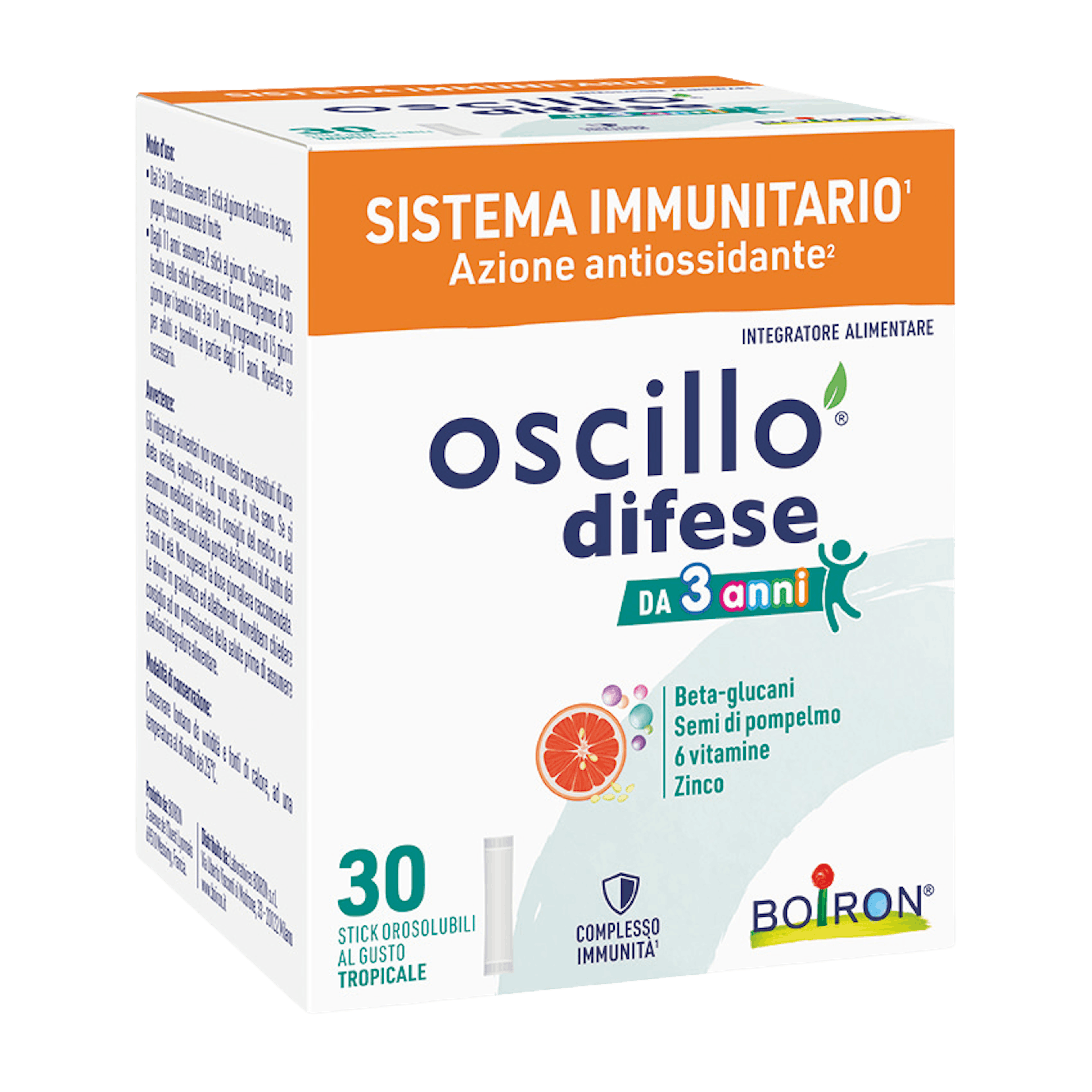 Oscillo difese da 3 anni