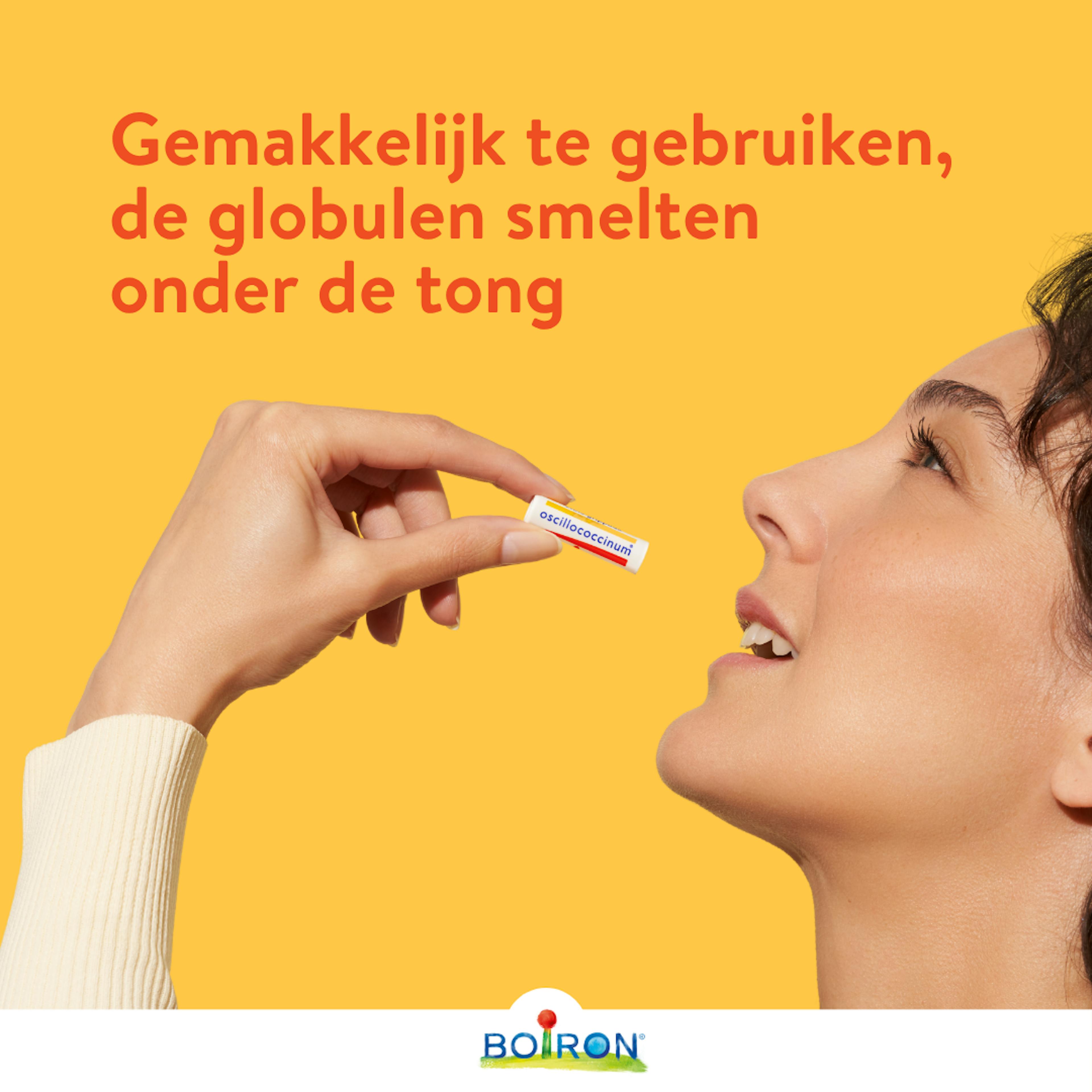 boiron oscillococcinum geneesmiddel voor griepsymptomen rillingen spierpijn koorts gemakkelijk te gebruiken