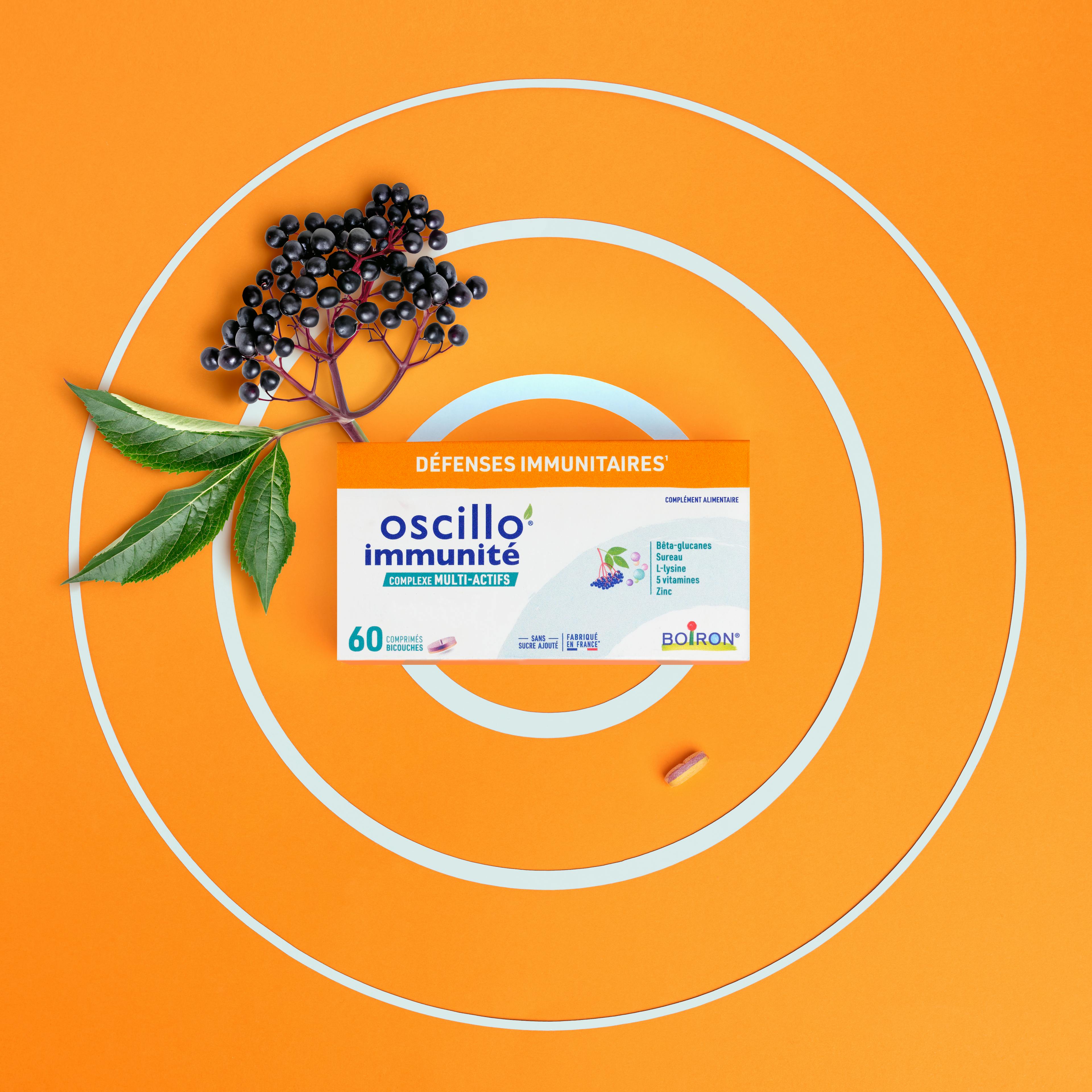 Oscillo immunité pour adulte vue d'en haut