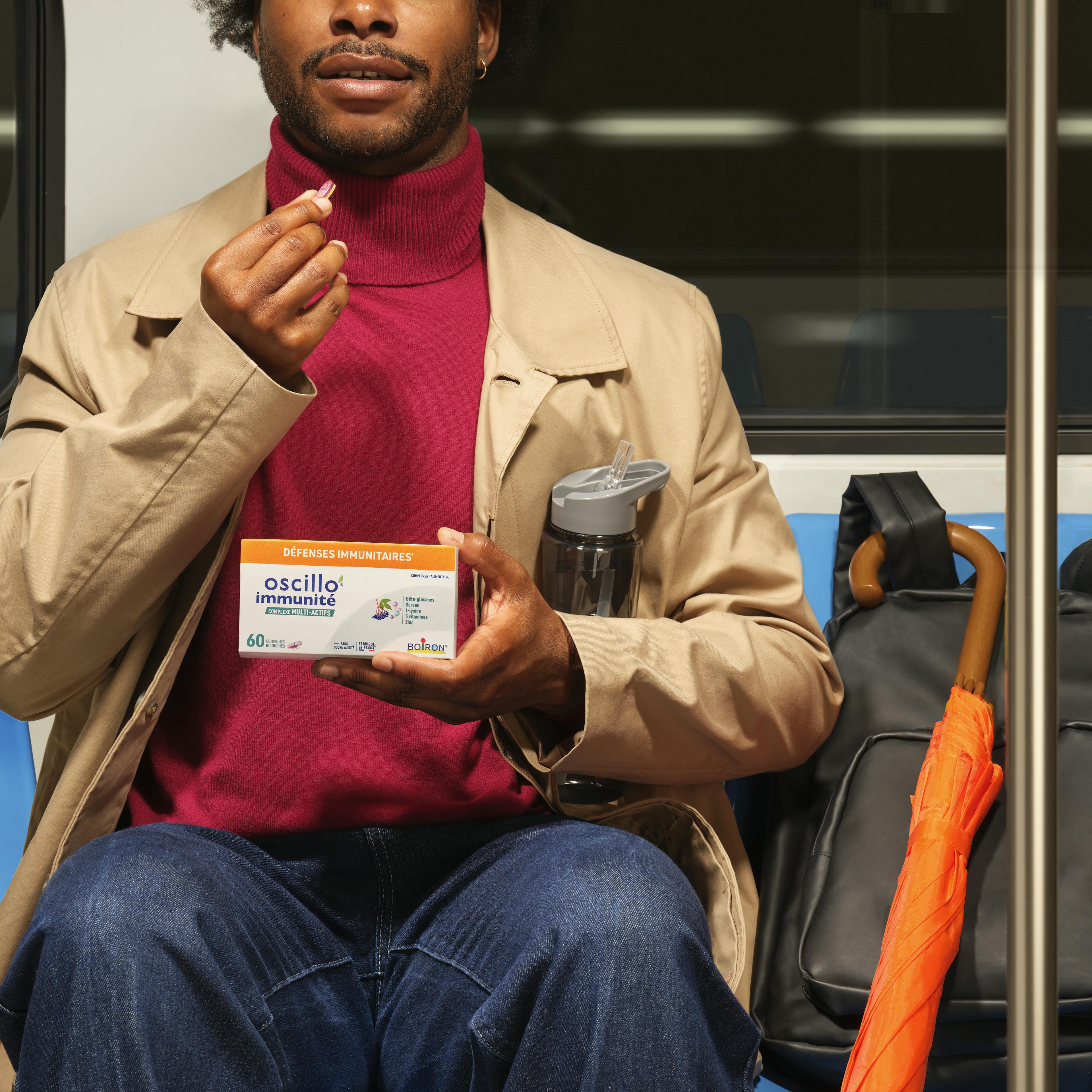 oscillo immunité adulte dans le métro