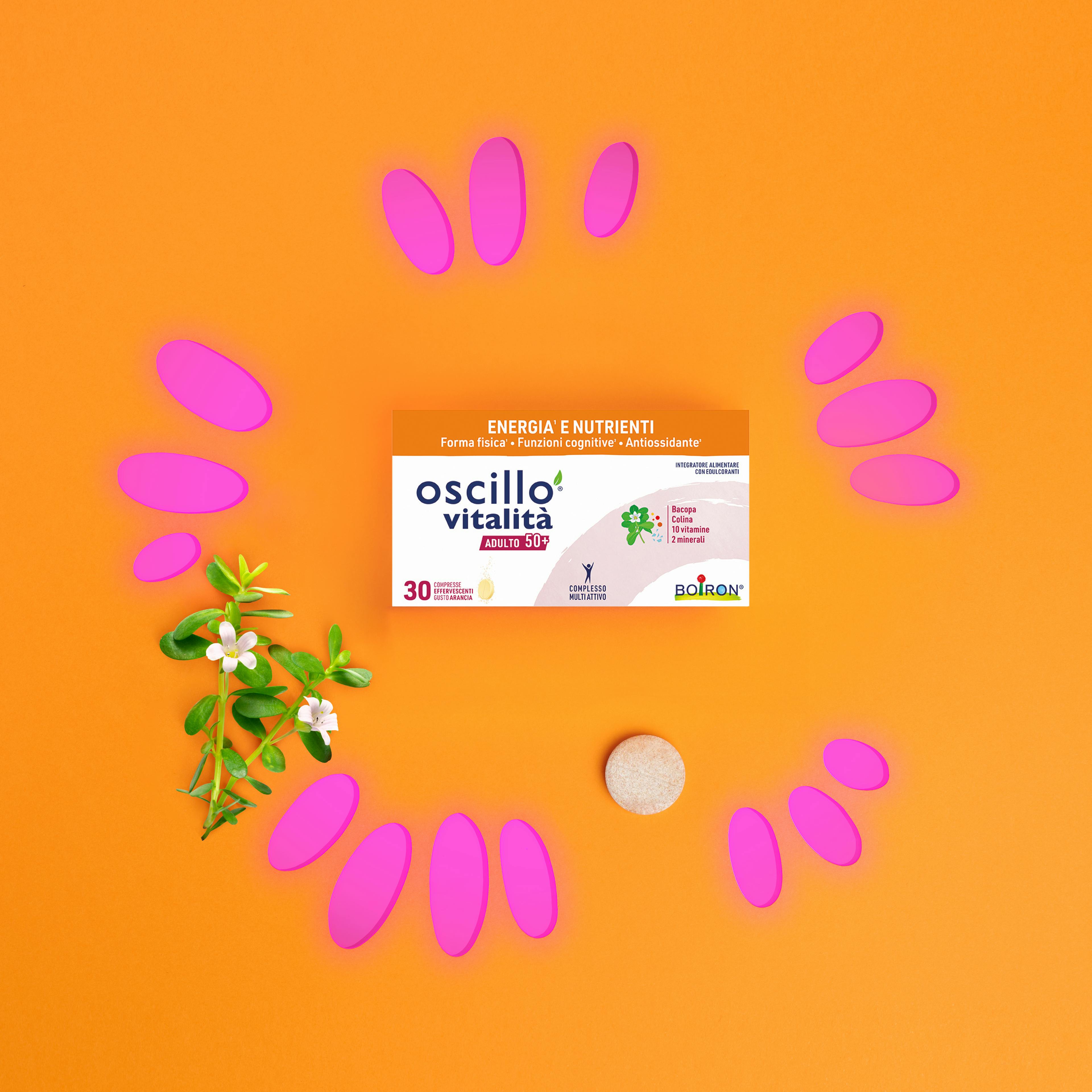 Oscillo vitalità 50 + dall'alto
