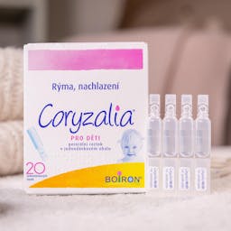 Krabička Coryzalia - léčba rýmy a nachlazení u dětí