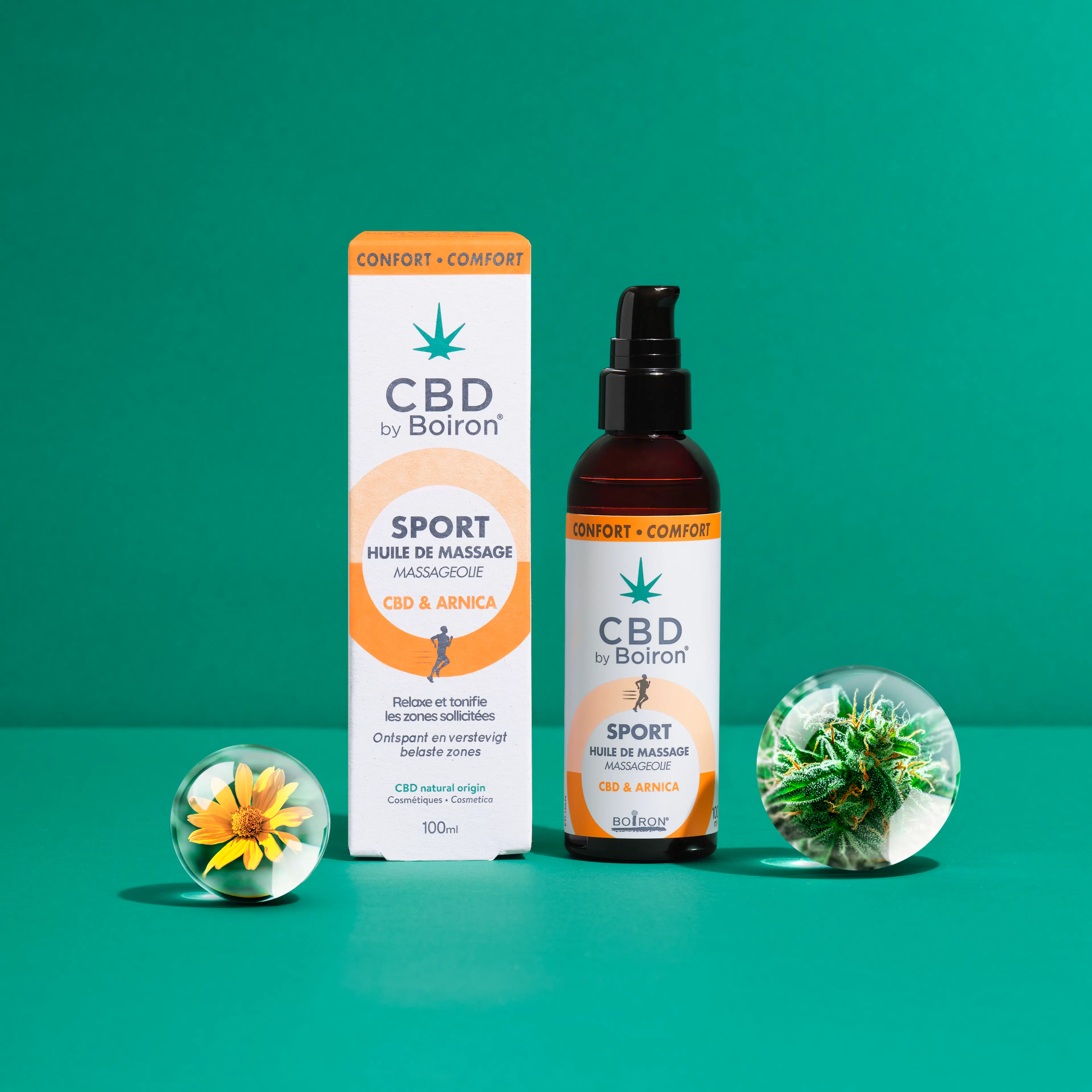 huile de massage sportive