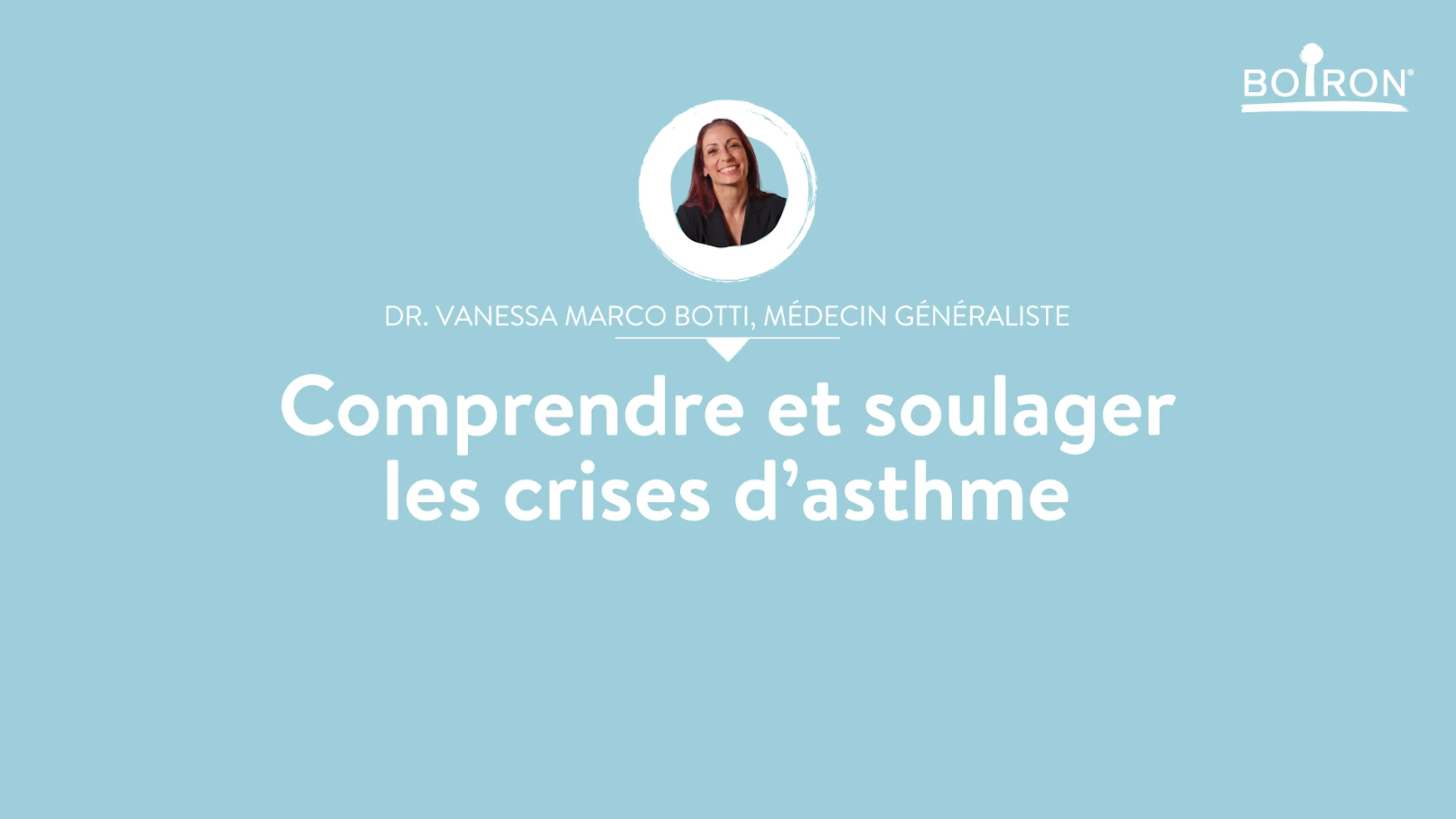 Soulager les crises d'asthme Boiron