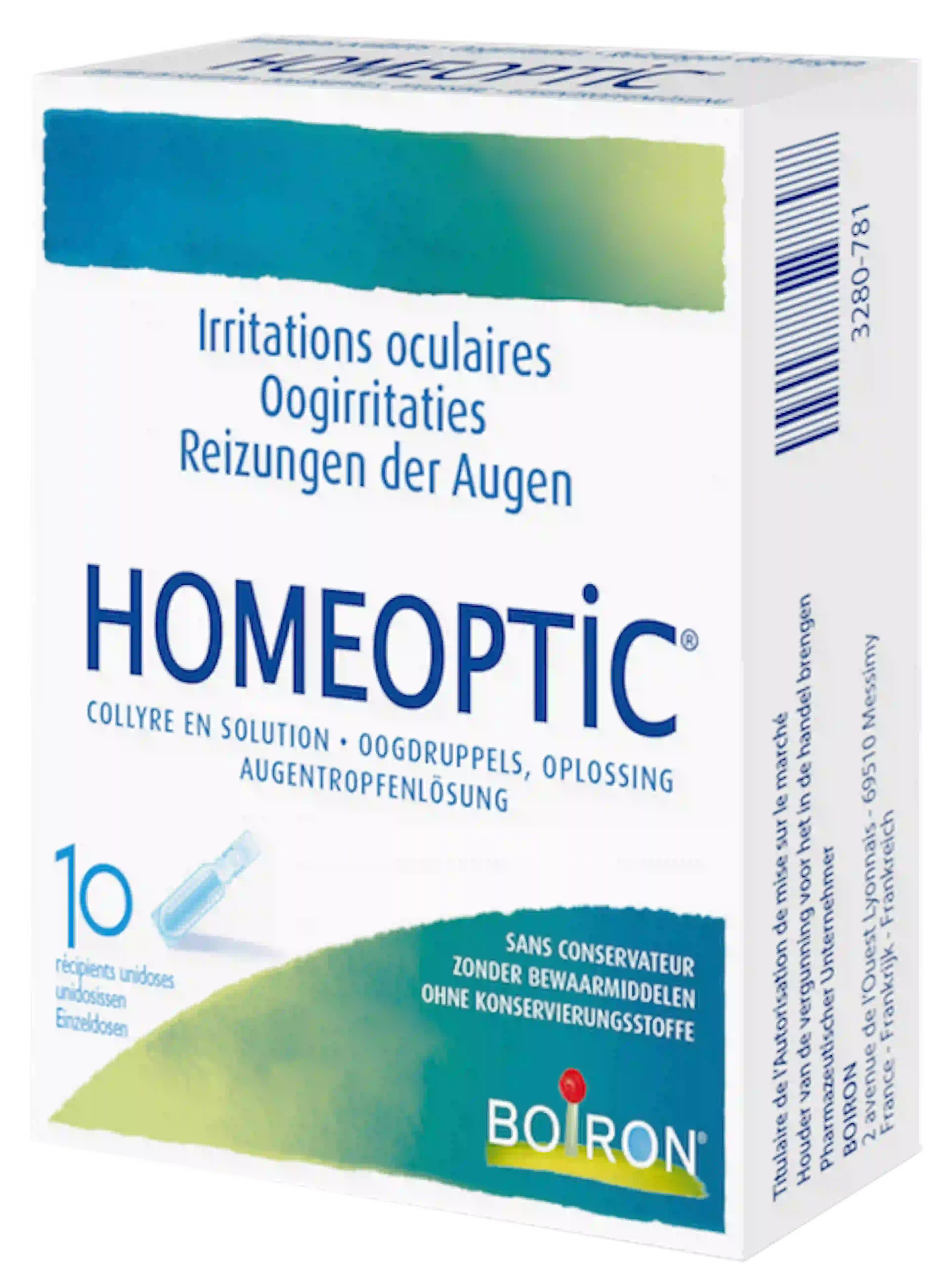 Homeoptic Boiron, een homeopathisch geneesmiddel speciaal voor oogklachten