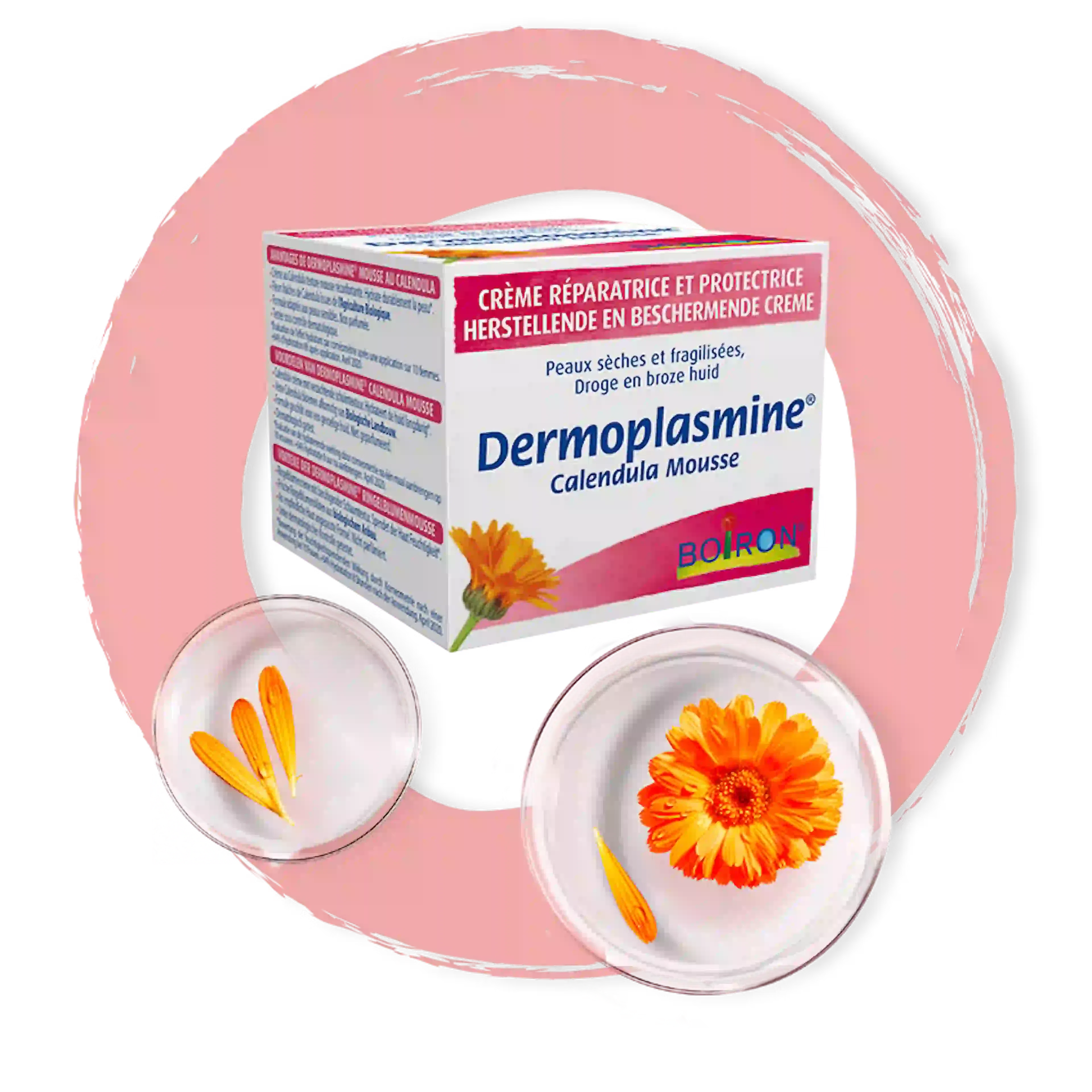 Mousse Dermoplasmine pour peau sèche