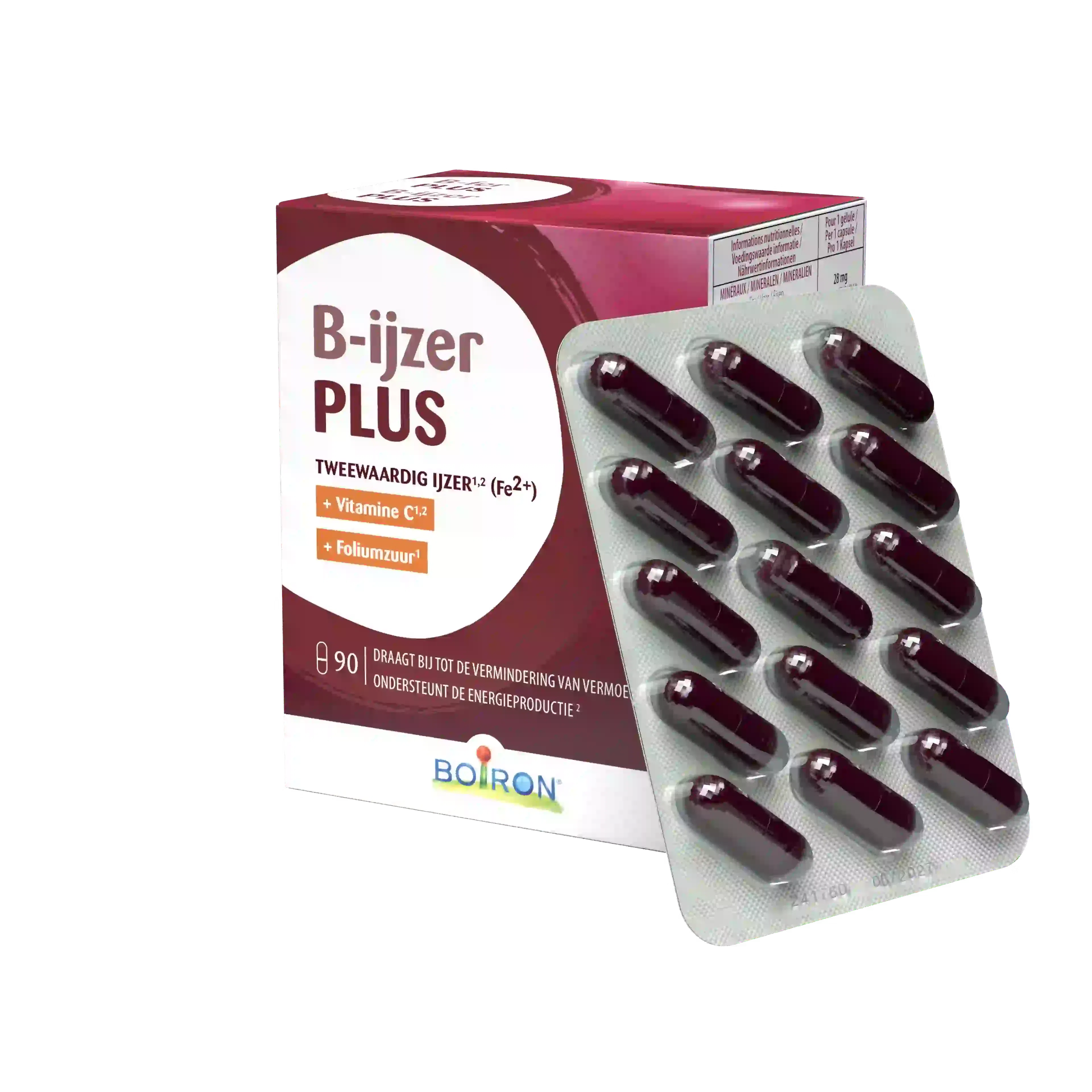 B-ijzer PLUS, Boiron-voedingssupplementen