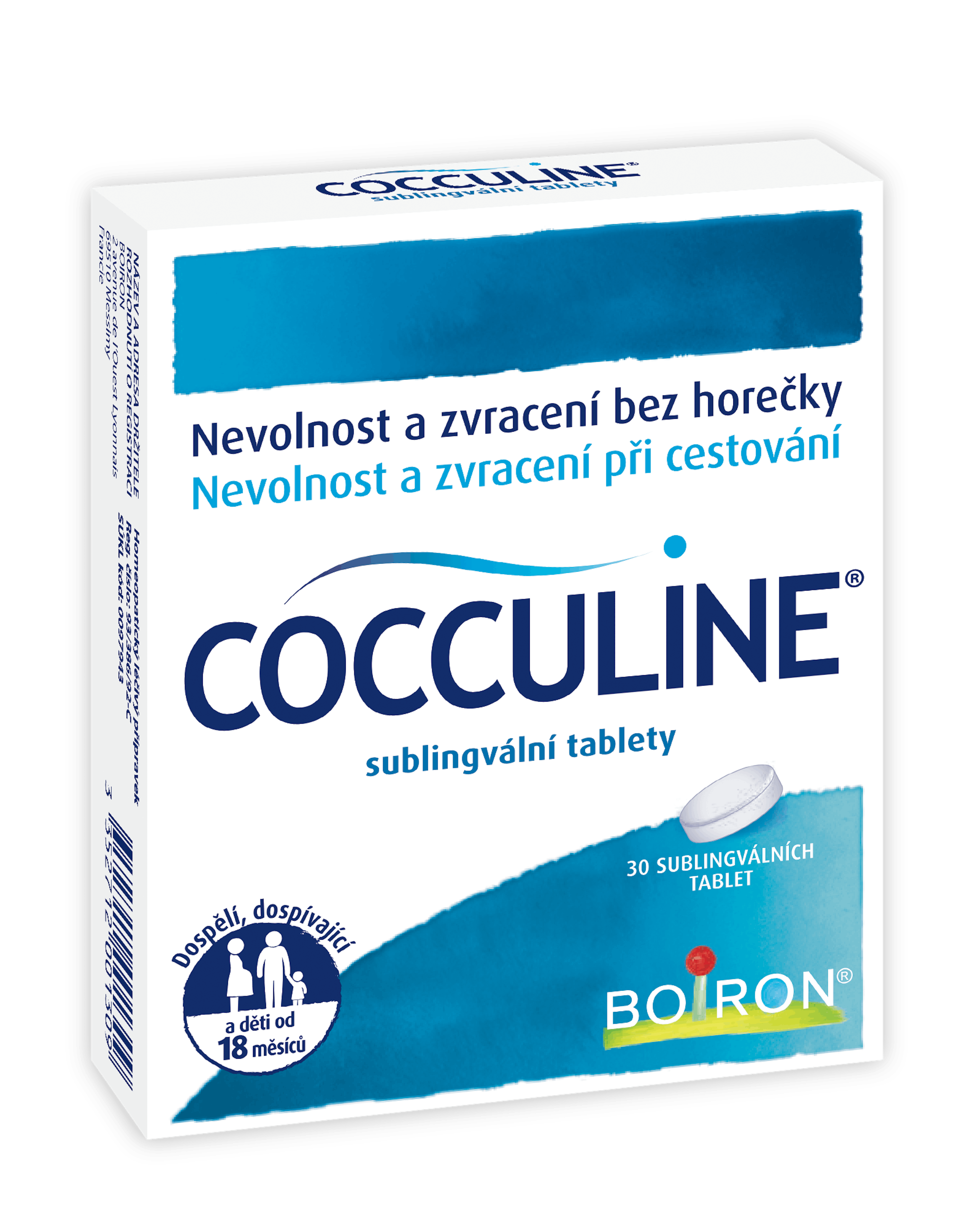 Cocculine krabička bez pozadí