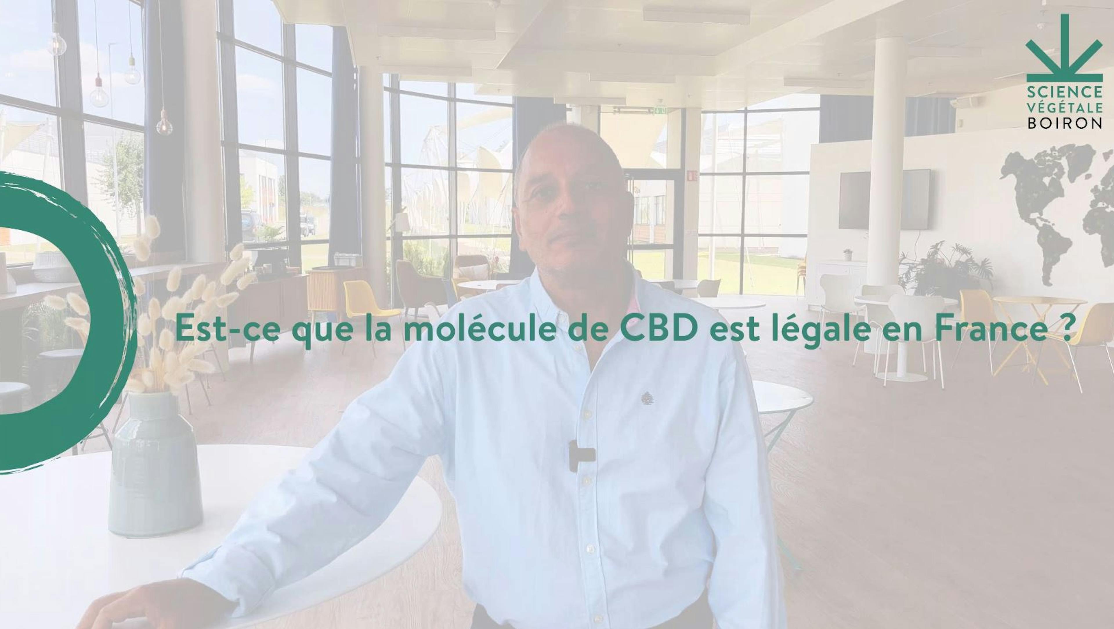 René Maarek CBD Boiron La réglementation 