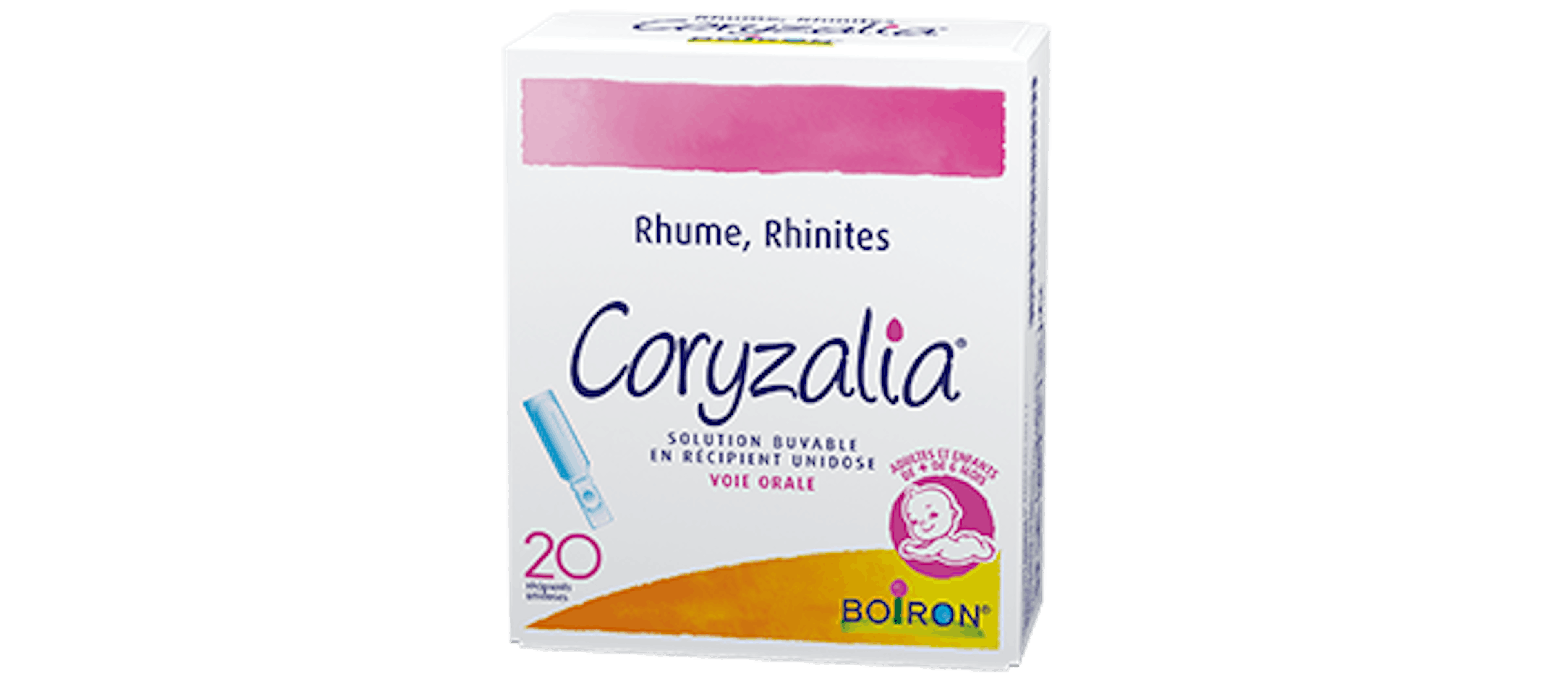 Homéopathie rhume, rhinite - Coryzalia® Solution buvable en récipient unidose Boiron