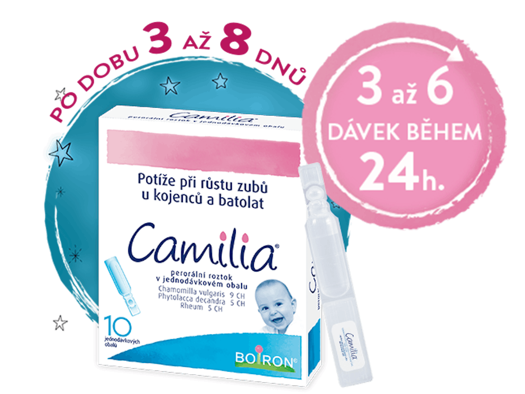 Camilia®, vícesložkové léčivé přípravky Boiron – složení, dávkování a ...