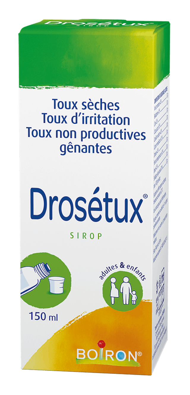 DROSETUX®, Médicament homéopathique pour Traitement de la toux sèche et