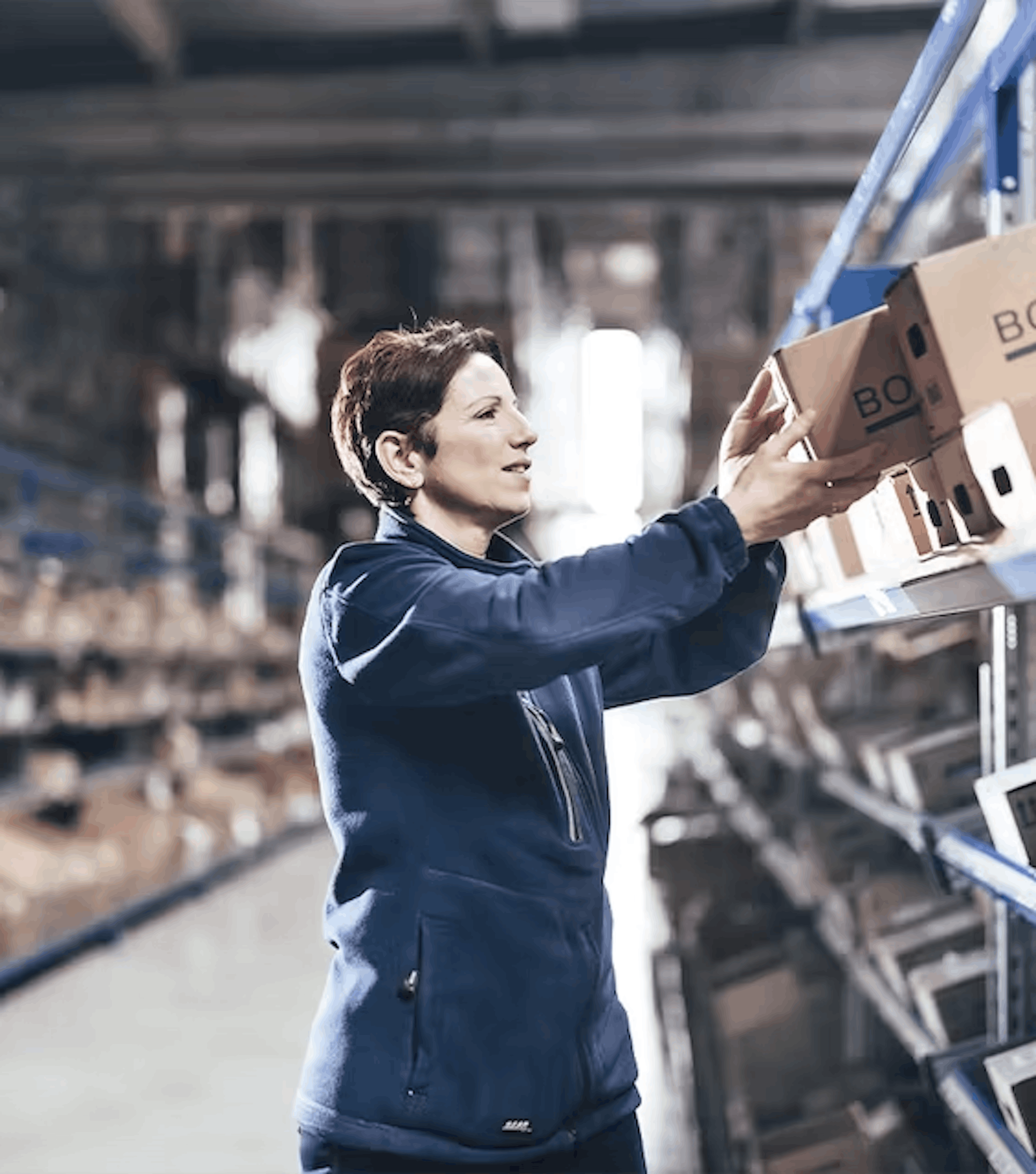 Logistique envoie carton les olmes Boiron