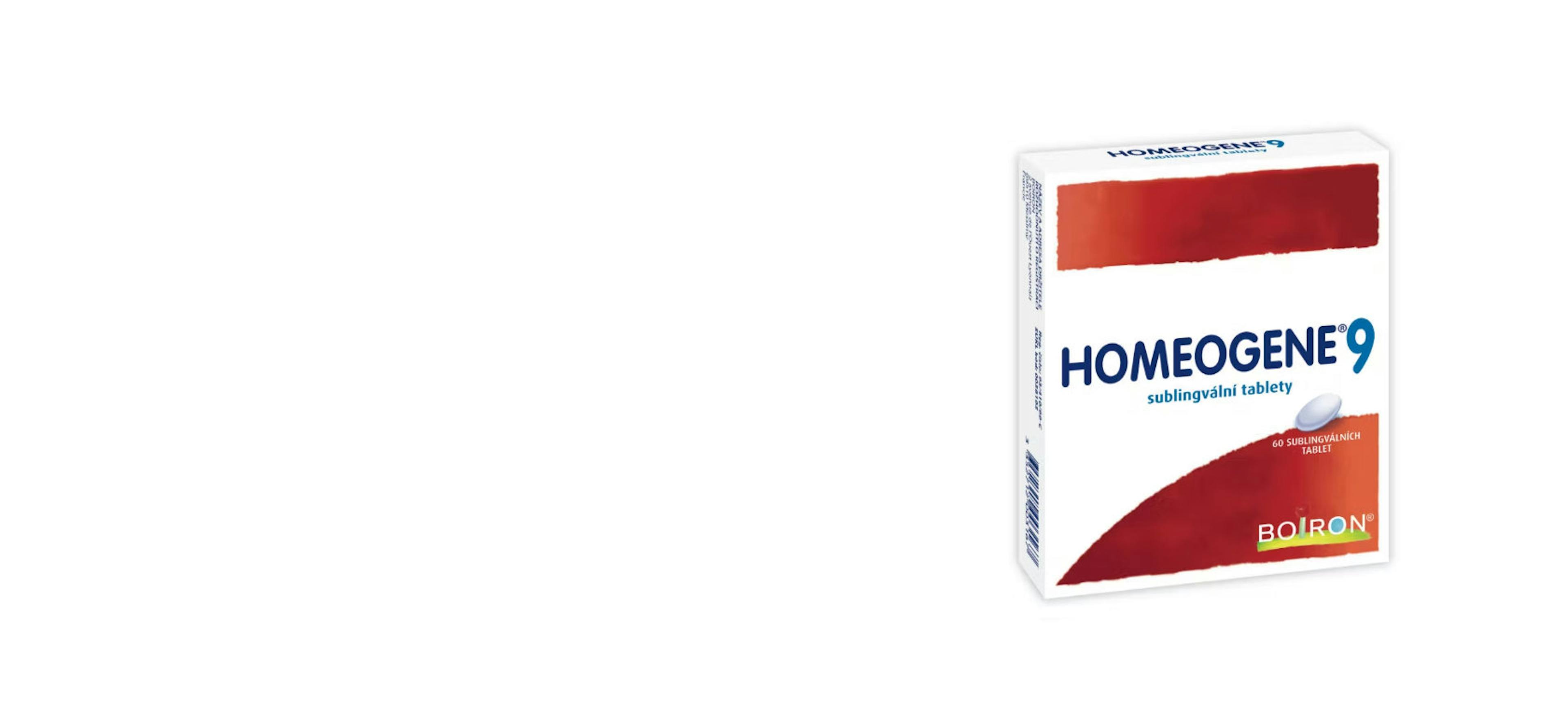 Homeogene 9 krabička