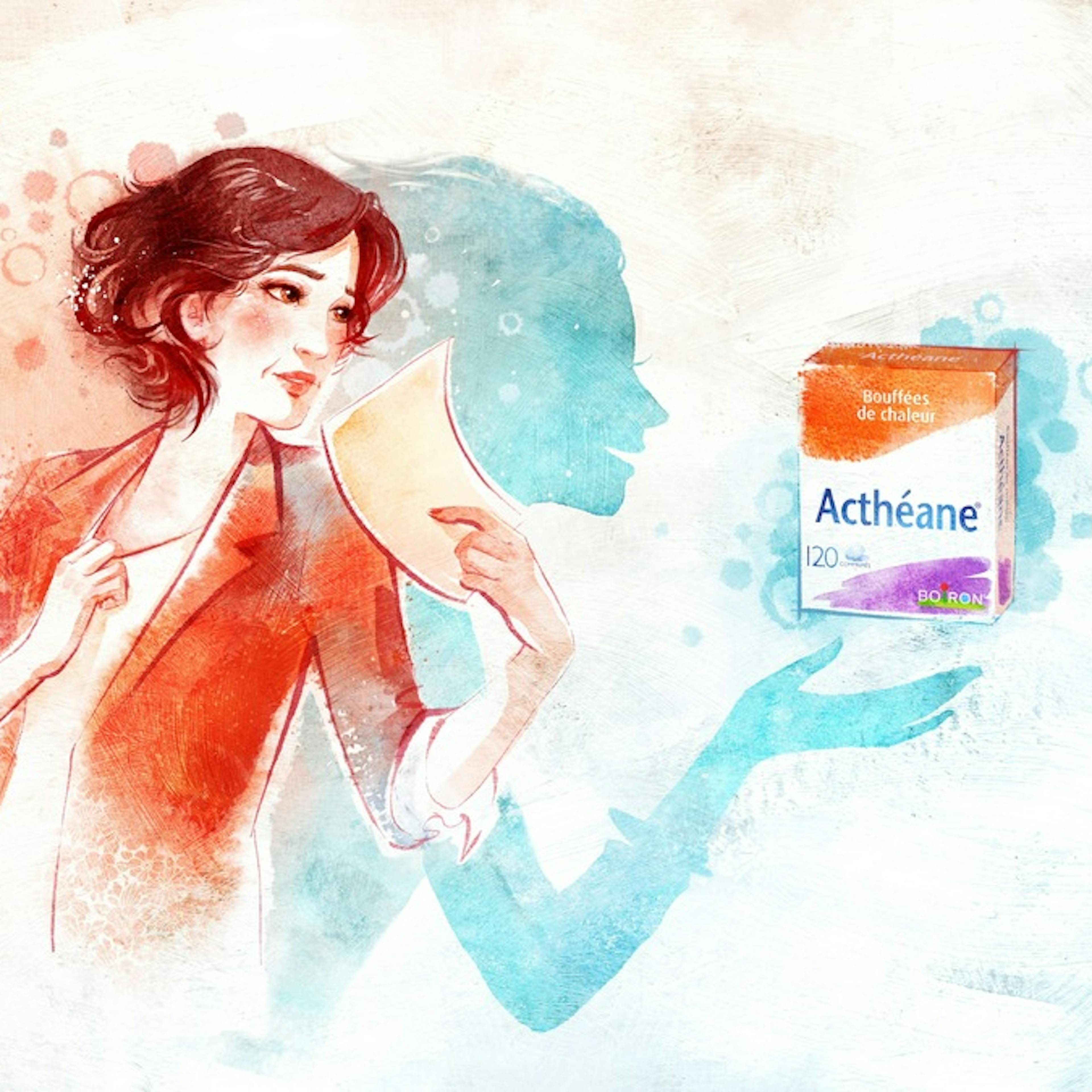 Actheane - nos médicaments homéopathiques spécialités - Bouffées de chaleur - Perturbation du cycle menstruel - Muqueuses sèches