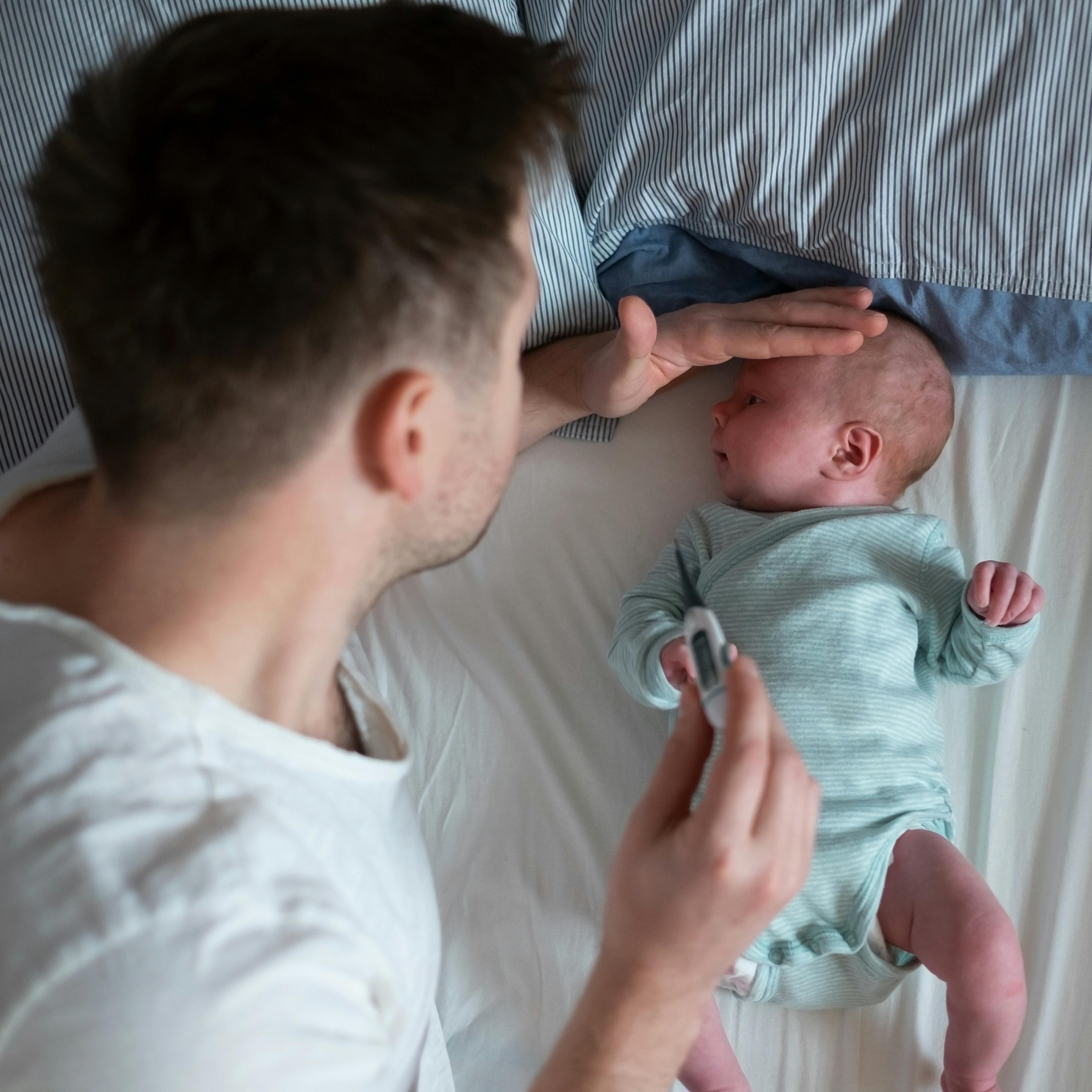 bronchiolitis baby koorts