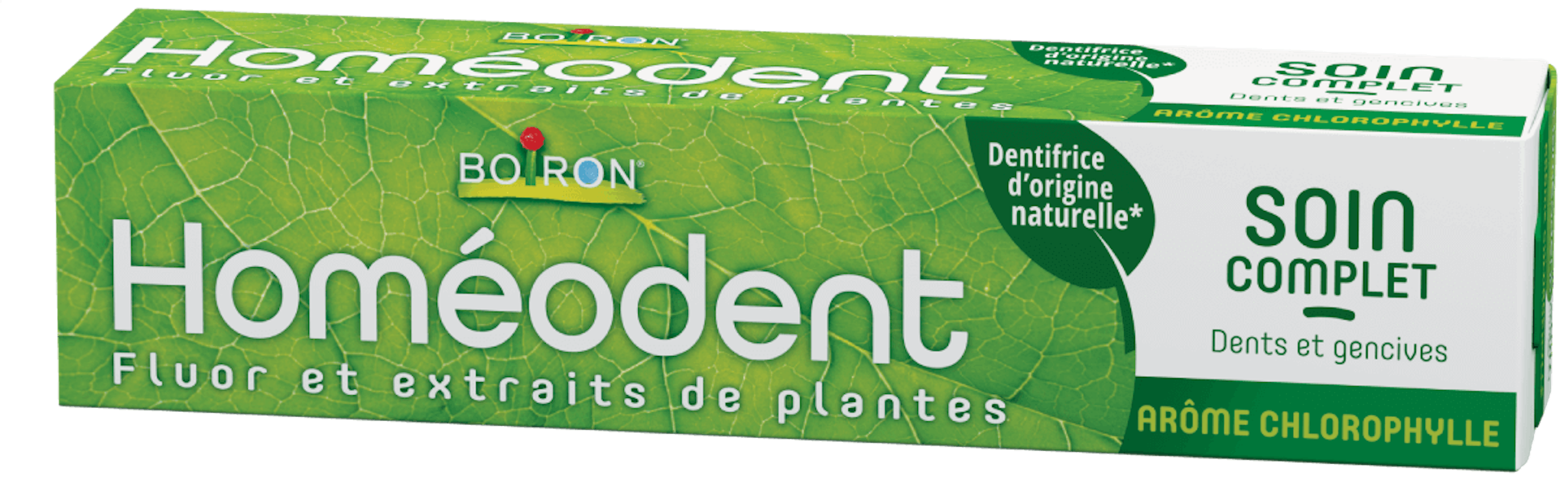Dentifrice Homéodent soin complet chlorophylle format voyage Boiron