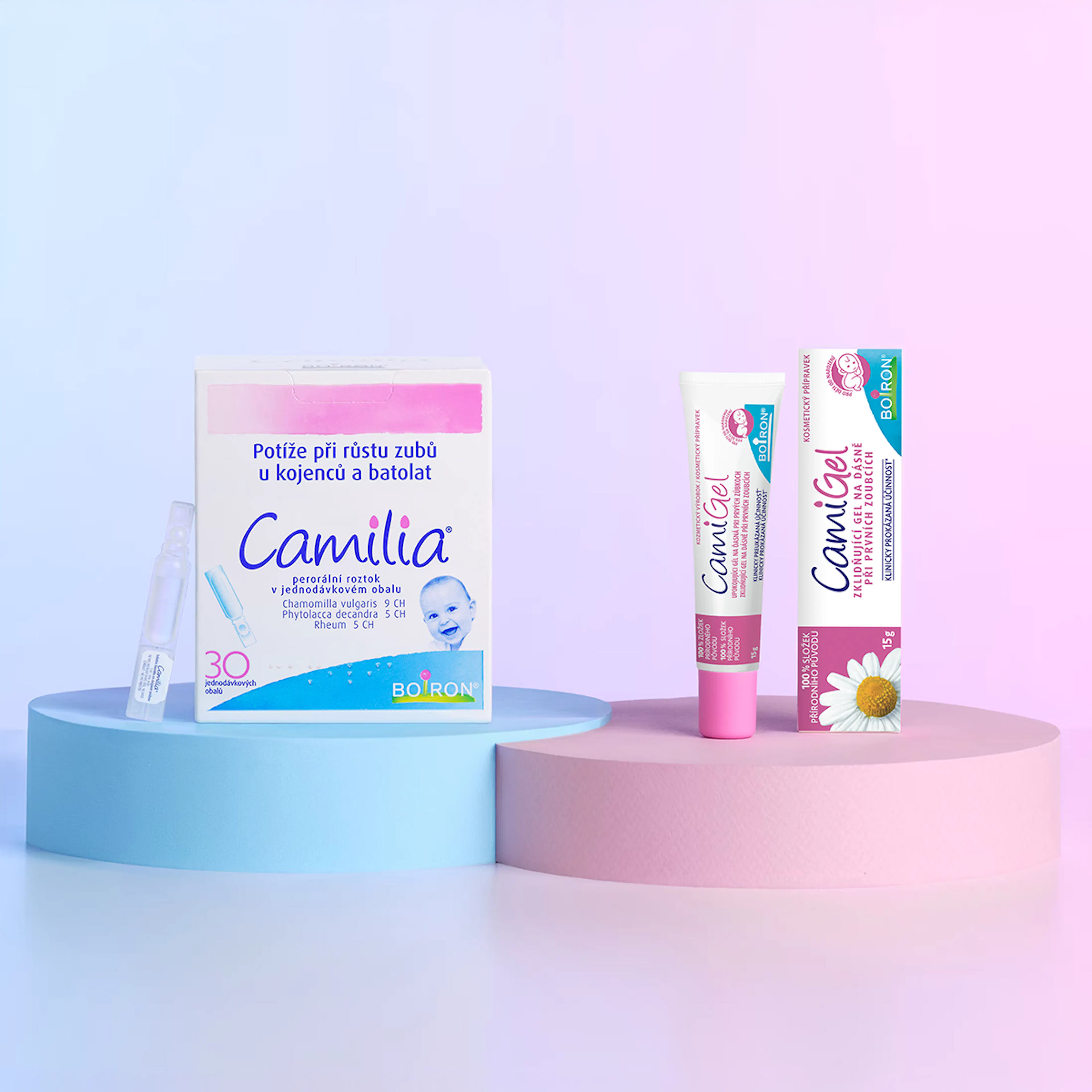camilia, camigel, růst zoubků