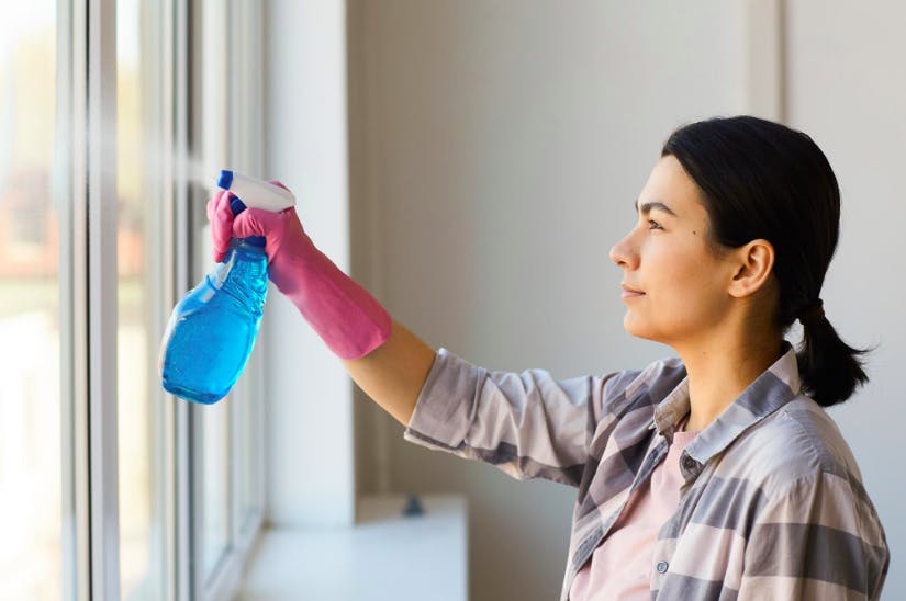 Voit käyttää digitaalista varausjärjestelmää siivouspalveluihin. 