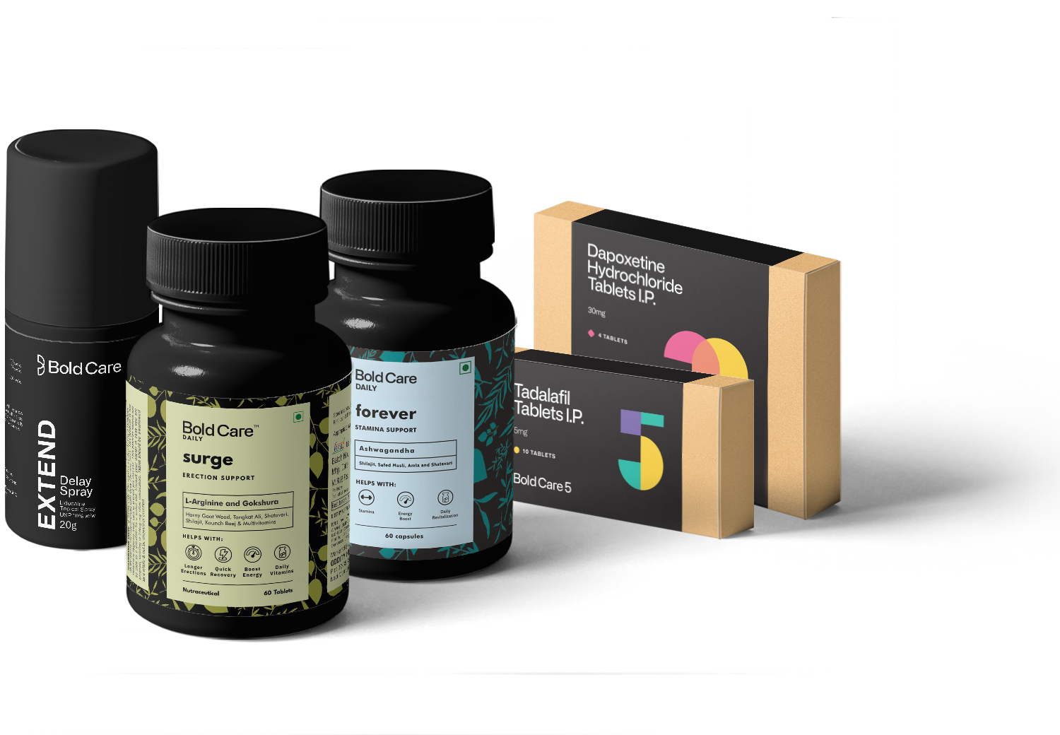 Men's Health Solutions ED, PE, Energy Support Bold Care™