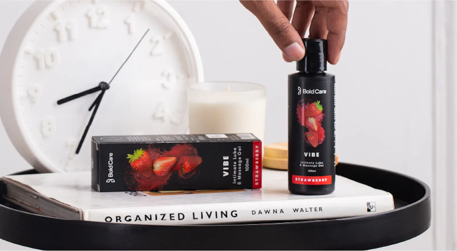 Vibe Strawberry Flavor Personal Lubricant and Massage Gel, 100ml