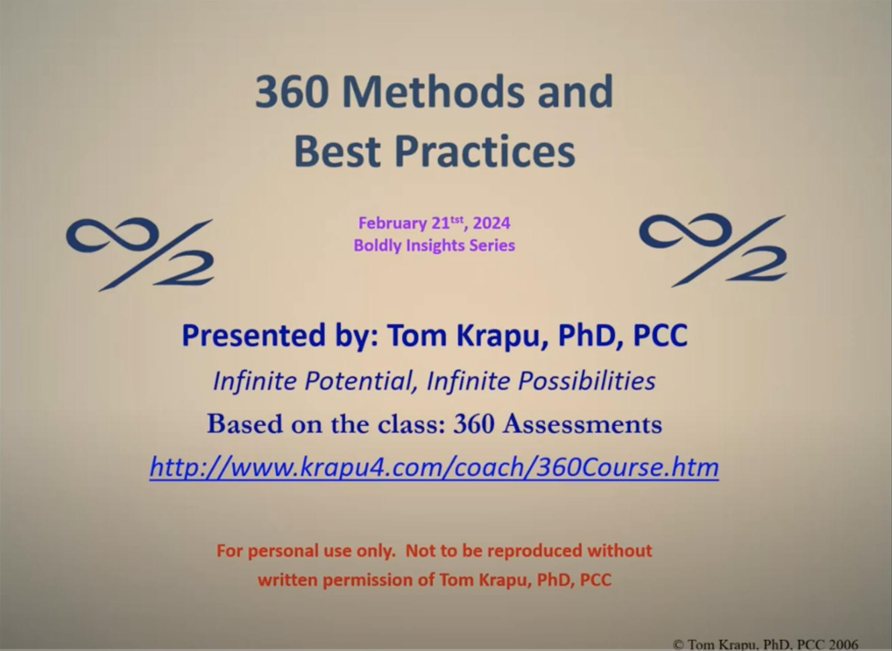 360 Methods and Best Practices with Tom Krapu