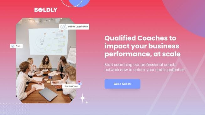 find a coach through boldly