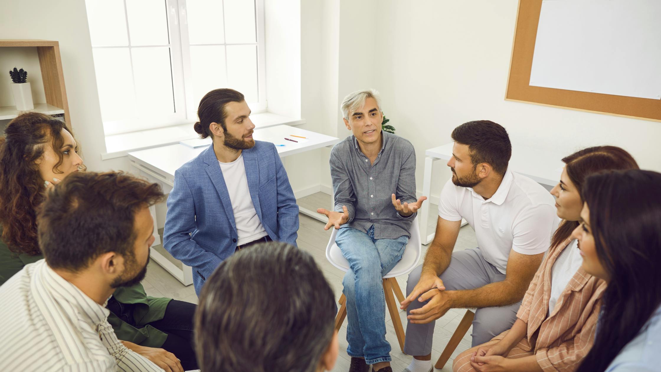 Meeting of colleagues