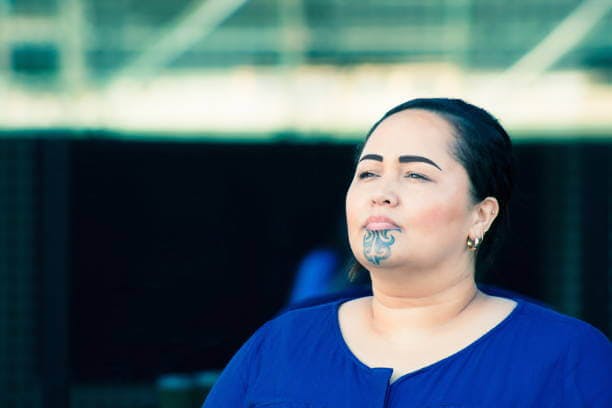 woman with tattoo