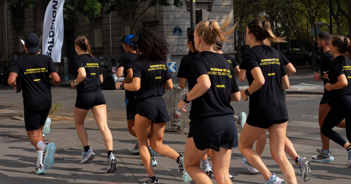 Les coureurs Salomon