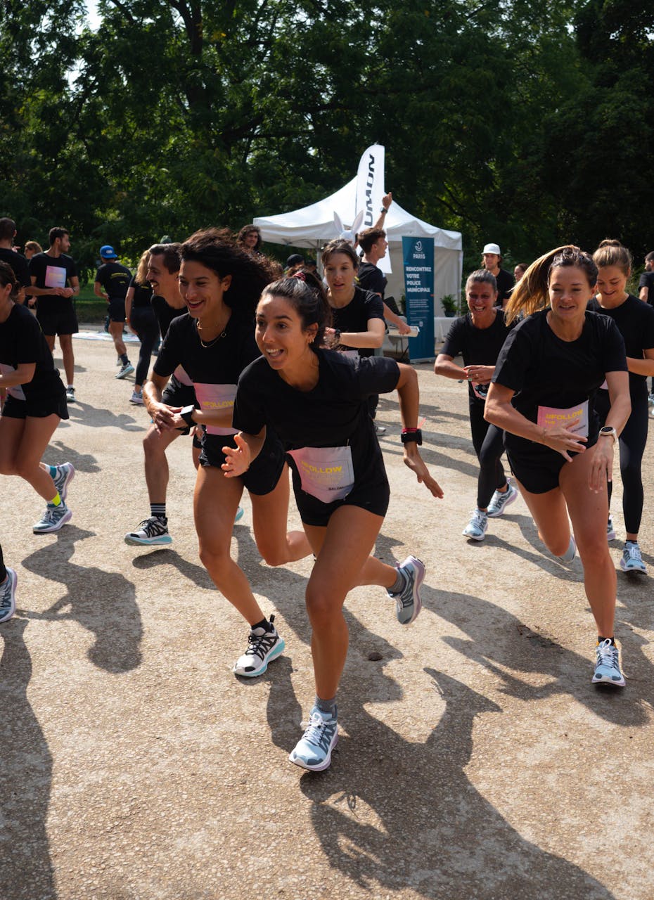 Les coureurs Salomon