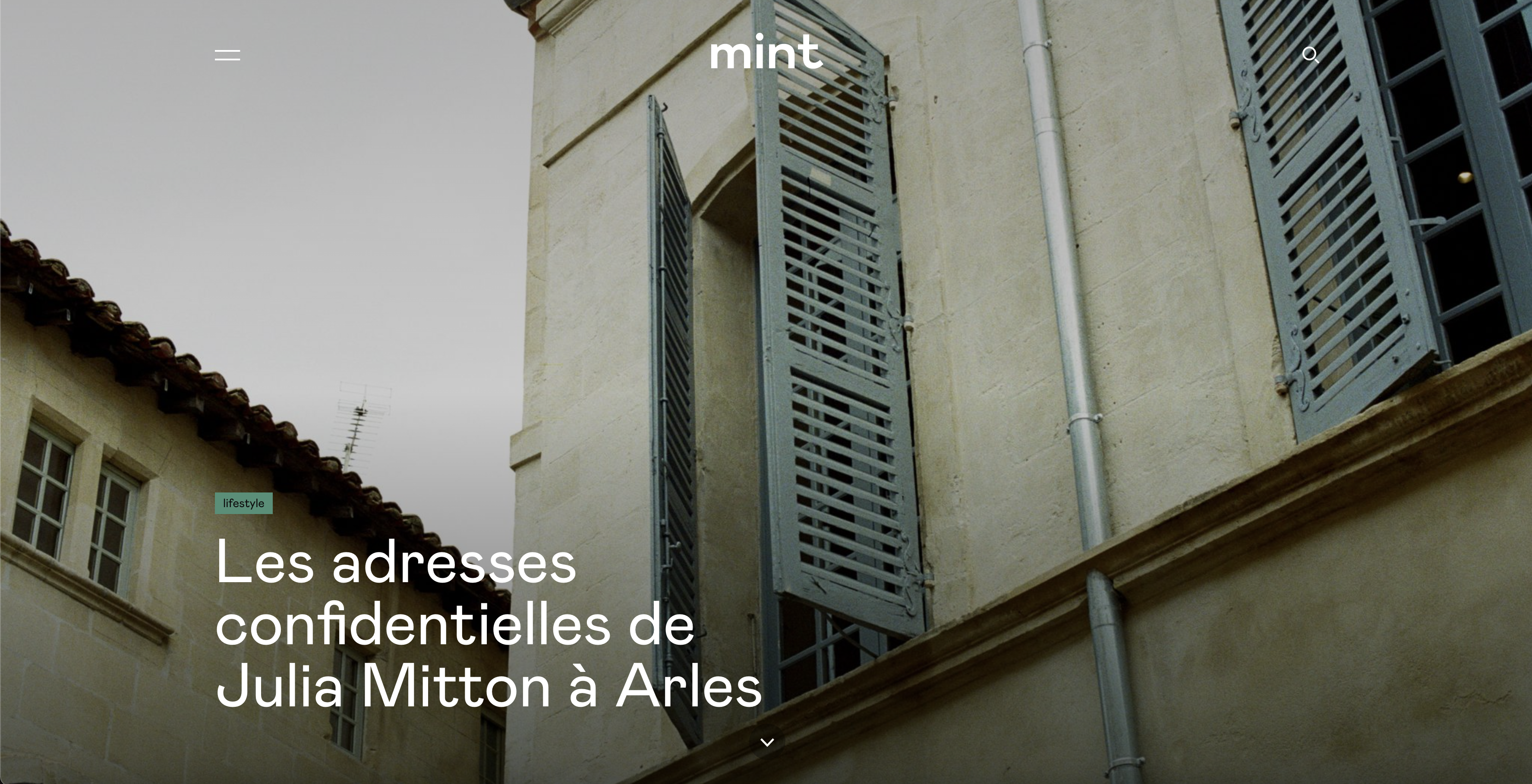 Les adresses confidentielles de Julia Mitton à Arles