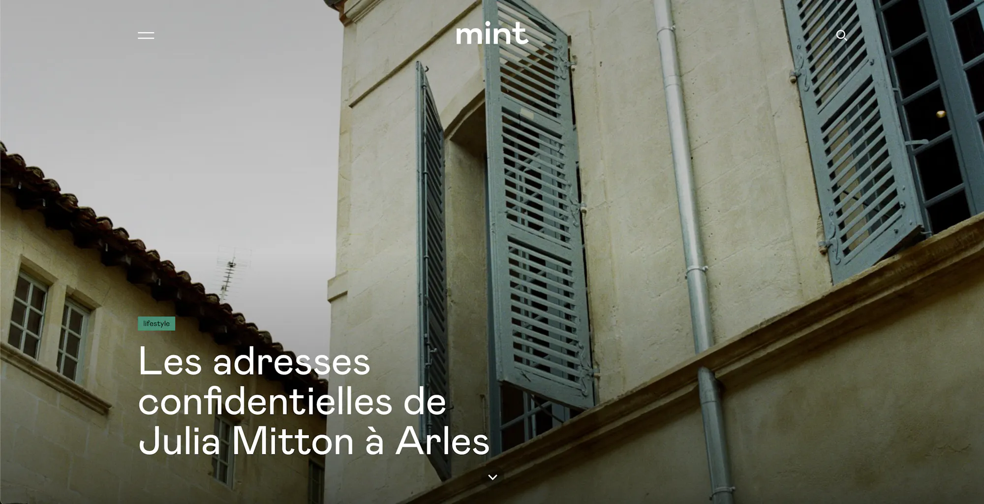 Les adresses confidentielles de Julia Mitton Ă Arles