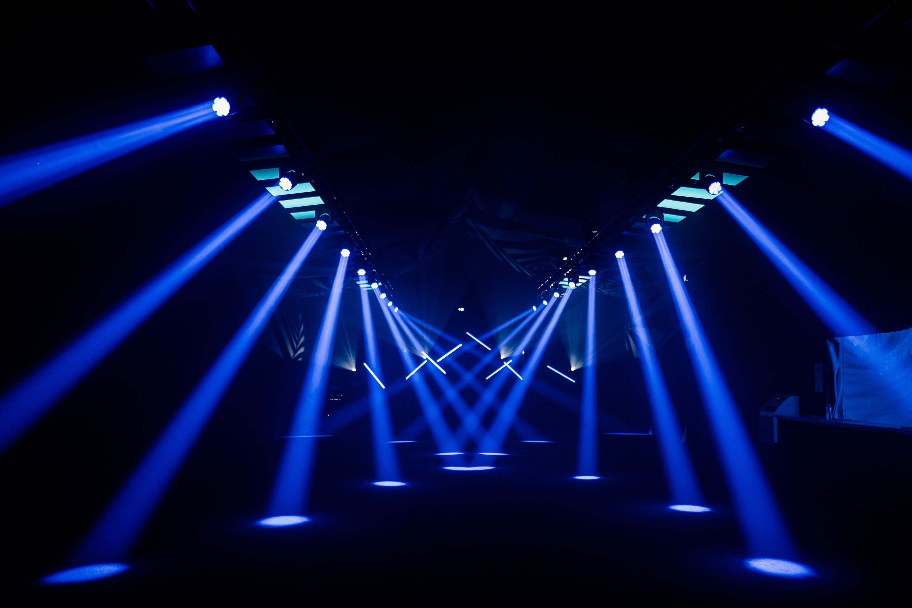 l'intérieur du Cube au festival 