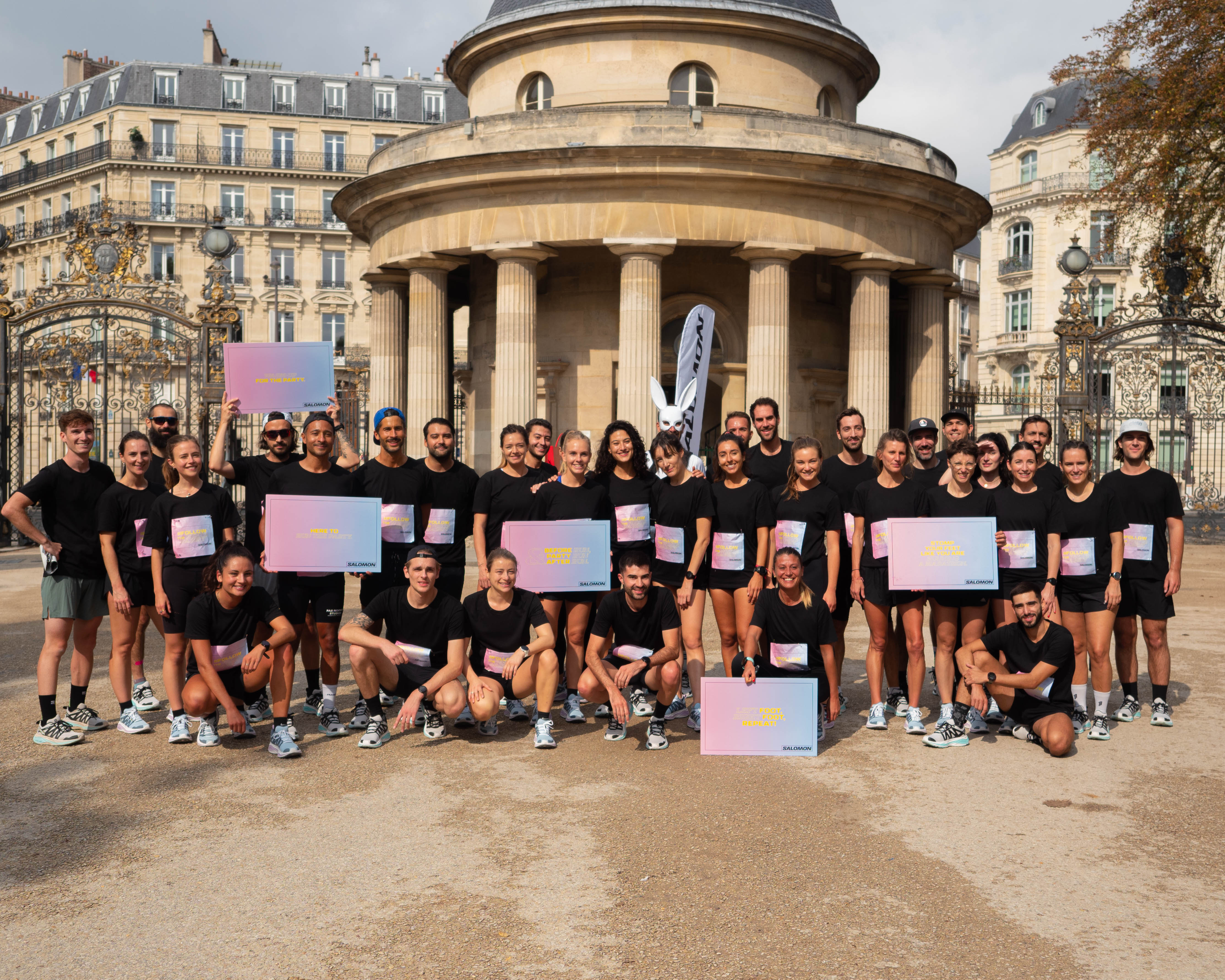 Les coureurs Salomon