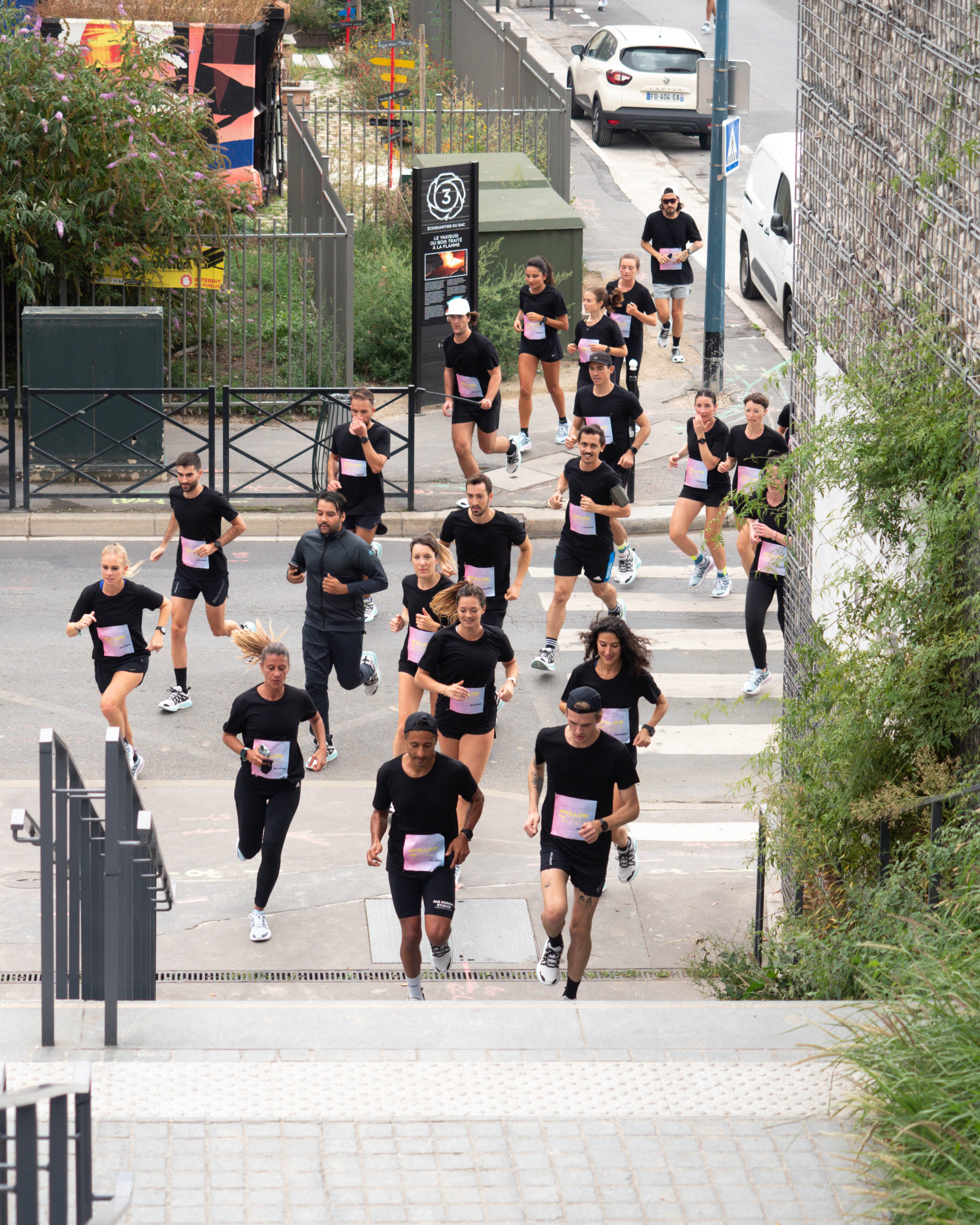 Les coureurs Salomon