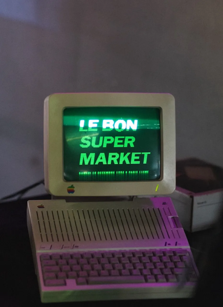 Ordinateur vintage Le Bon Super Market