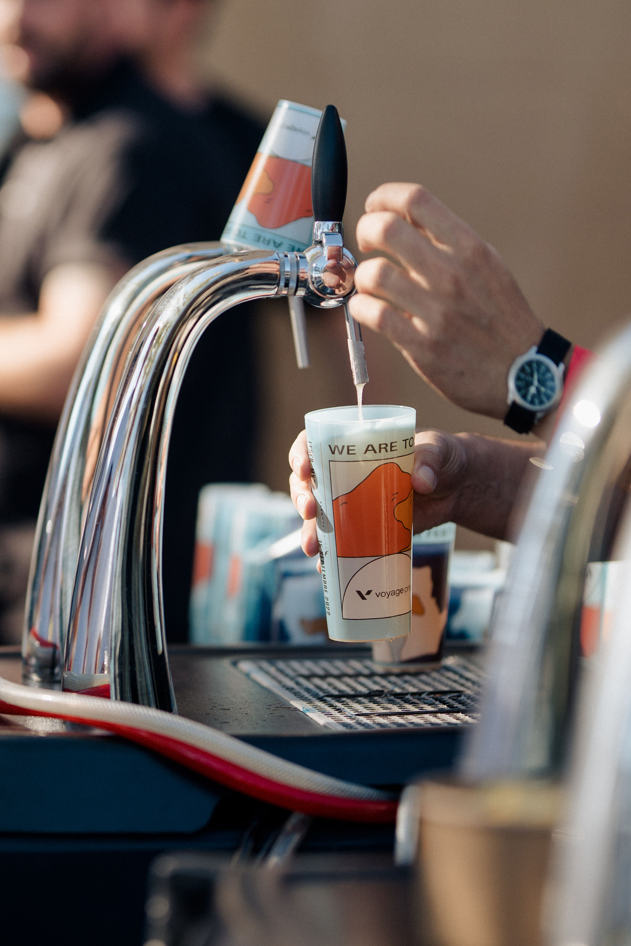 verres aux couleurs du festival