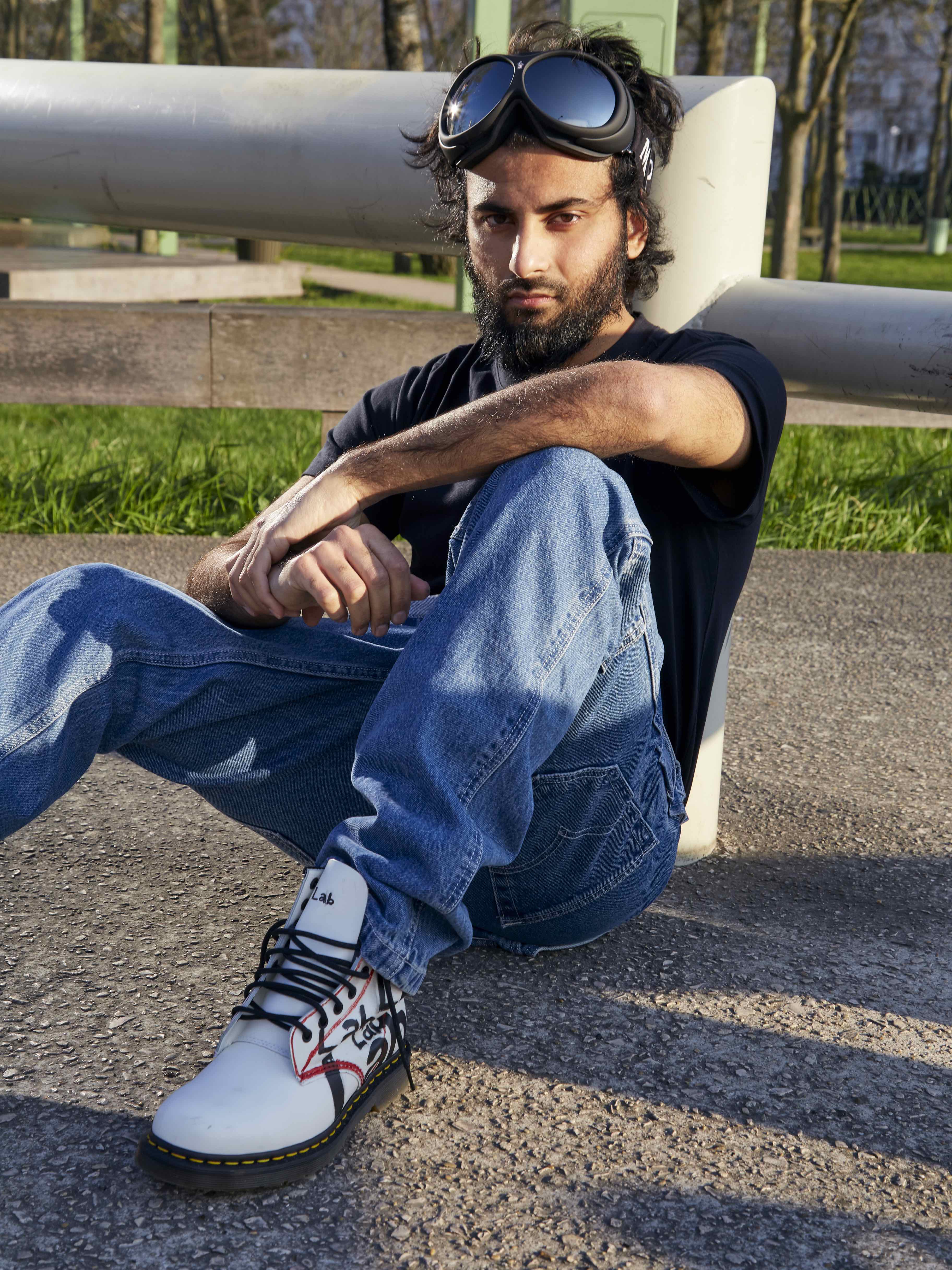 Dr Martens 0-93.Lab collaboration collection monochrome shooting