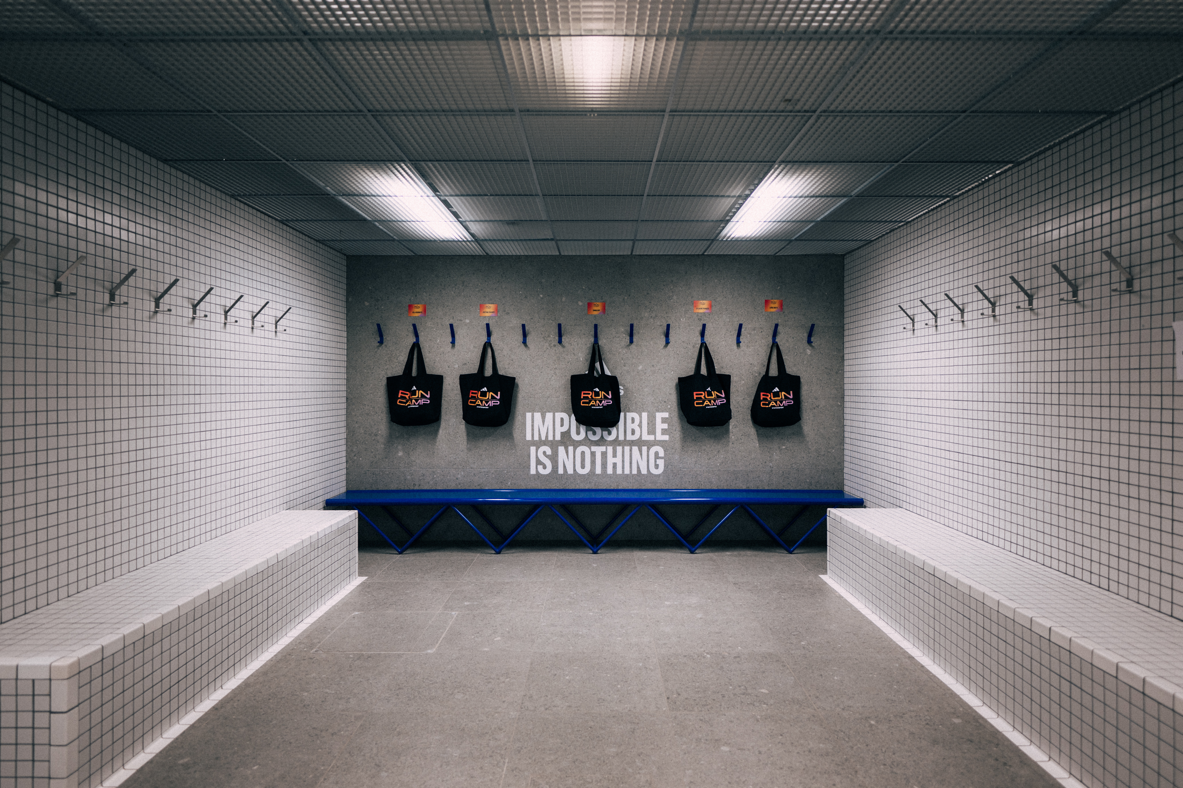 Les vestiaires adidas