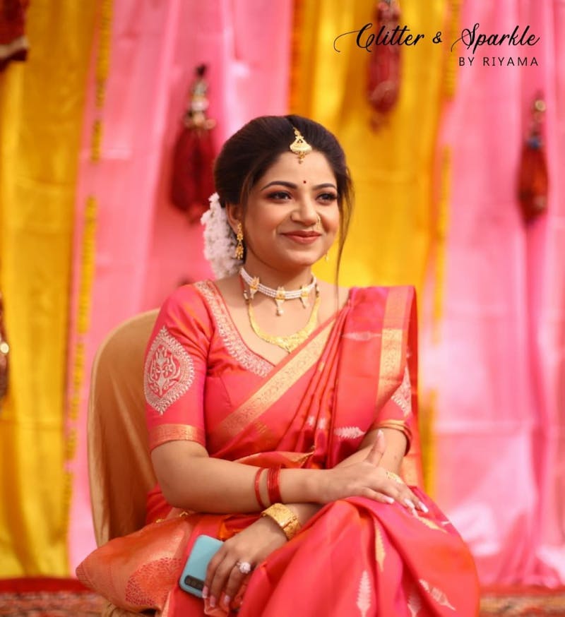 Simple saree look