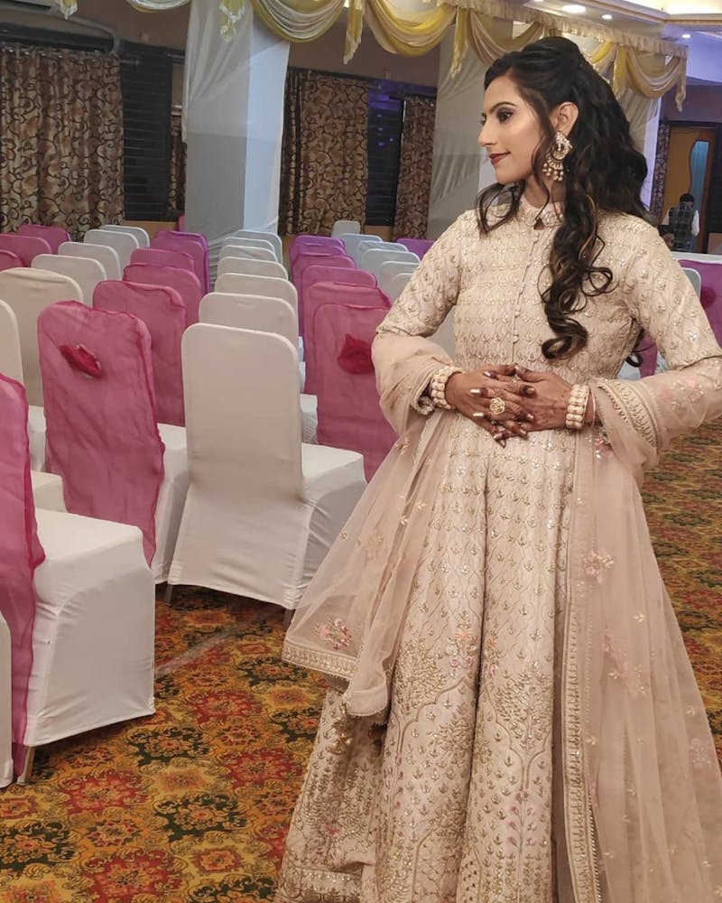 Pastel pink lehenga